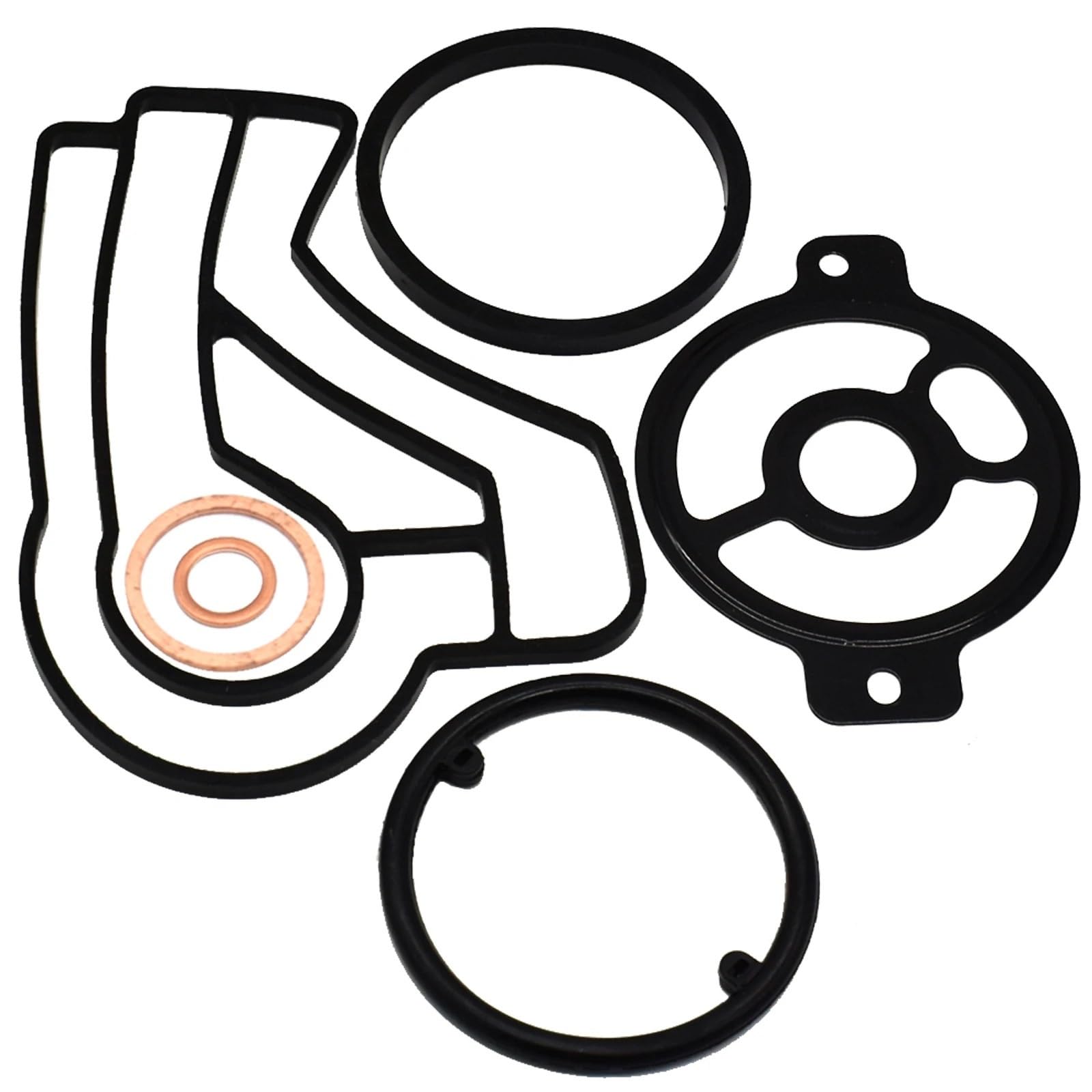 Kit de réparation de joint d'étanchéité de boîtier de filtre de refroidisseur d'huile de moteur de voiture for VW for Crafter 30-35 2009-2016 2.5 TDI