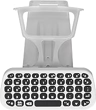 Teclado de controle sem fio para PS5, Mini teclado de bate-papo portátil Bluetooth com alto-falante embutido, cabo de carregamento, para mensagens e bate-papo ao vivo de jogos