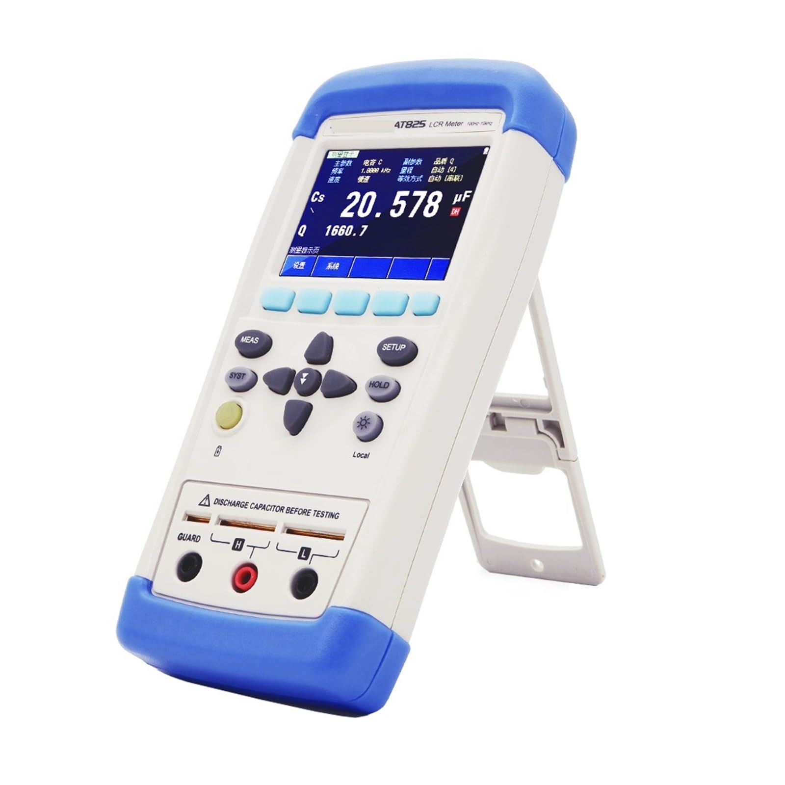 Mthckxjbsuz One Color Oscilloscope, At825 Handheld Digital Lcr Capacitance Meter