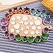 Vegetable Cutters Shapes Set, 20pcs Stainless Steel Mini Cookie Cutters, Vegetable Cutter and Fruit Stamps Mold + 20pcs Cute Cartoon Animals Food Picks and Forks -for Kids Baking and Food Supplement