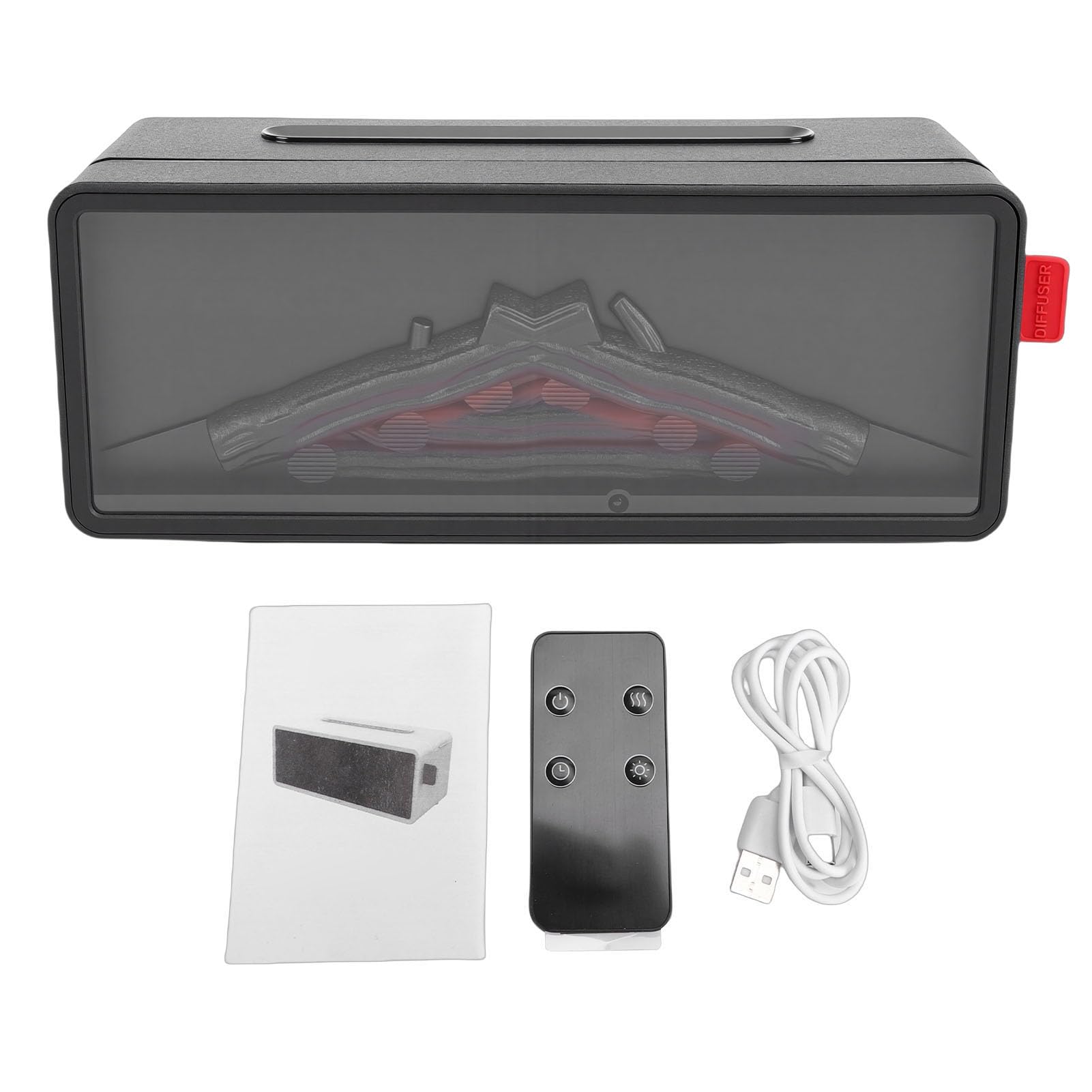 Cocoarm Diffusore per Oli Essenziali 150ml, Aromaterapia USB con 7 Colori | Costruzione in ABS, Funzionamento Silenzioso, Telecomando Incluso, Funzione Timer, Uso Domestico o in ufficio.