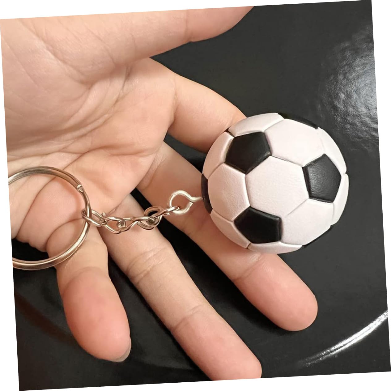 SUPVOX Llavero De Futbol Favores Fútbol Americano Bolsos De Fiesta De Futbol Redes Cotillones Decoración De Fútbol Llavero De Fútbol De Futbol El Plastico