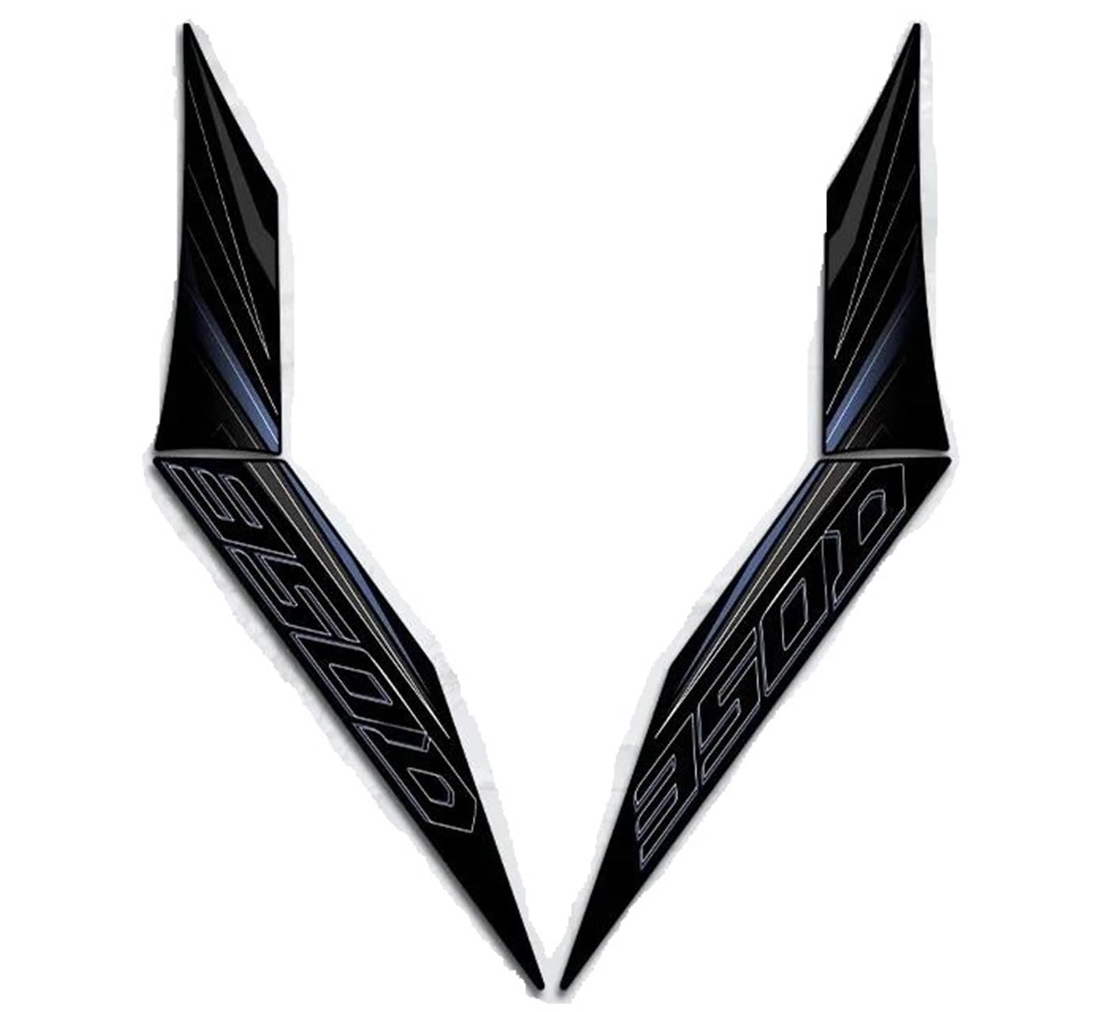 Ysdsls Color11 For Zontes 350D 350 D Tank Pad Gas Traction Pads Fuel Grips Side Decorative Stickers Protector Decal(Color11)