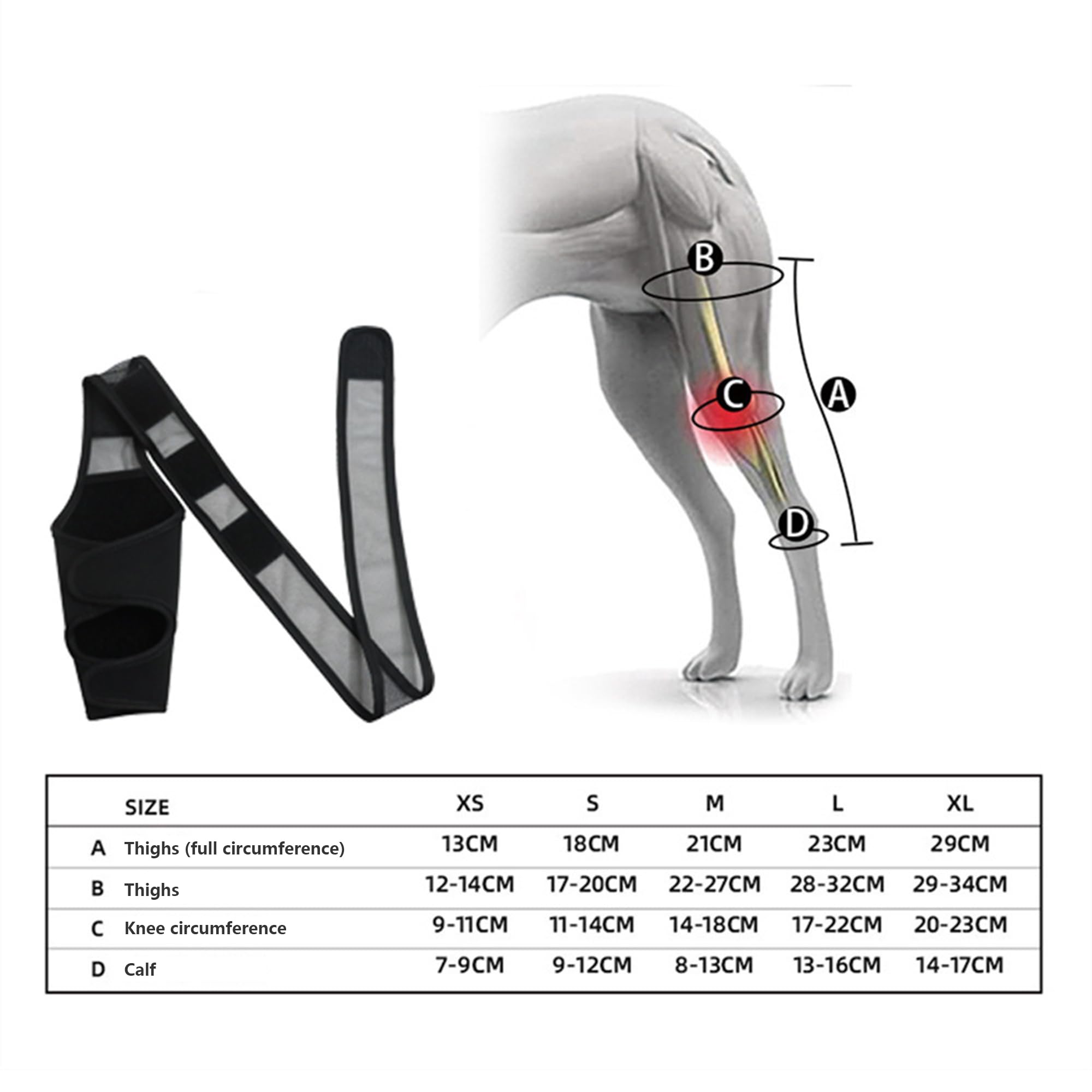 SEABABOO Dog Recovery Sleeve Wound Protection Suits for Dogs Elbow Pads for Dogs Elbow Bandage Protector Wound Protection Suits for Hot Spots Wounds Bandages Anti Licking for Dogs (Black - Image 2