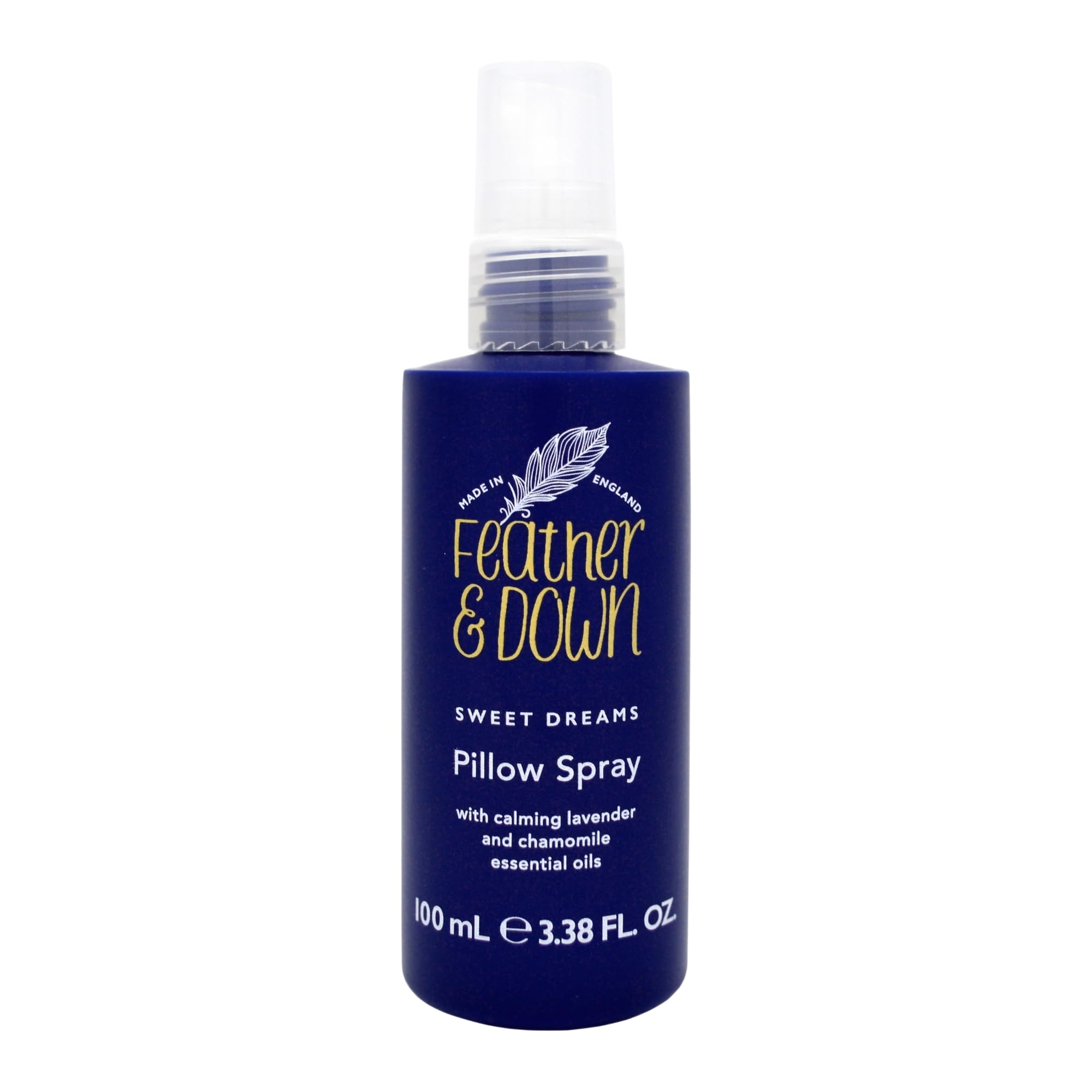 Feather & DownSweet Dream Pillow Spray (100ml) - With Calming Lavender & Chamomile Essential Oils. Encouraging Calm, Tranquility & a Restful Night's Sleep.