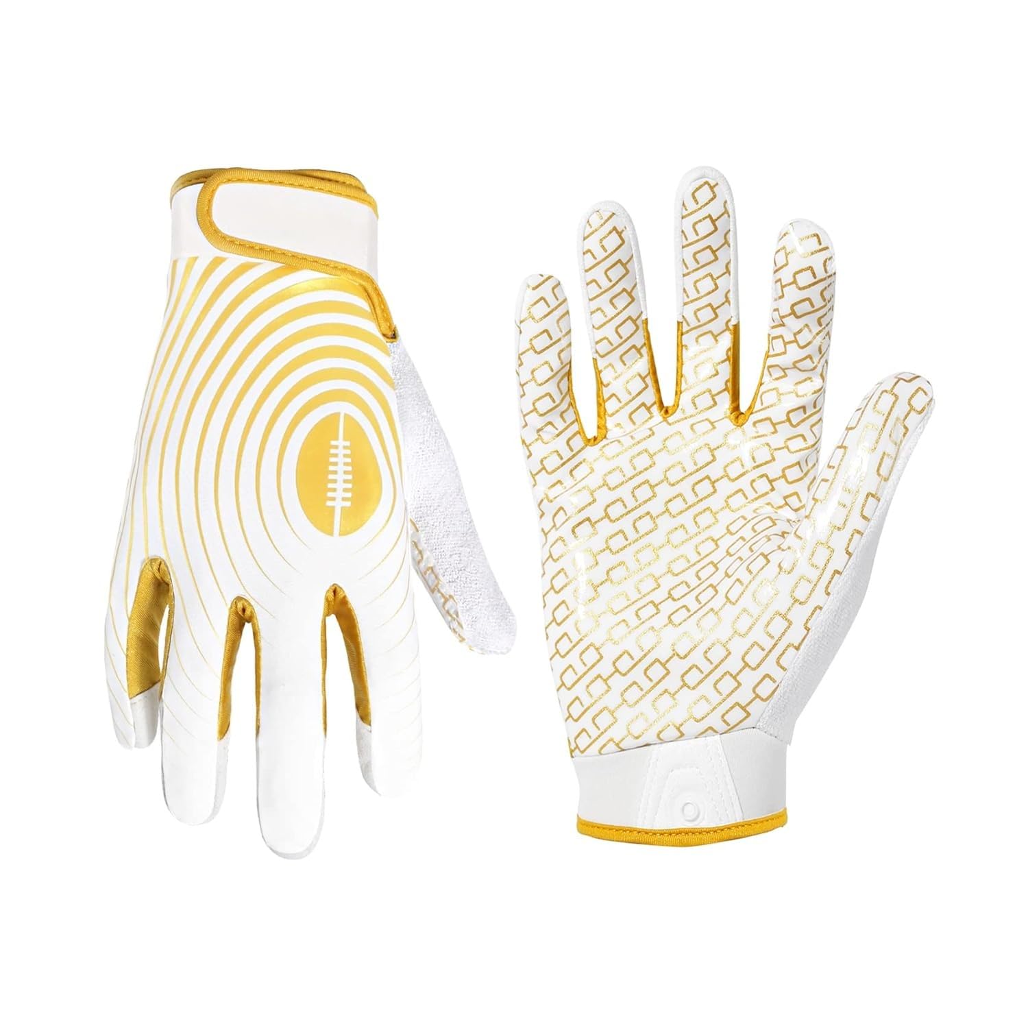 Futaba Kids Football Goalkeeper Gloves - White and Gold - XL-picture-34