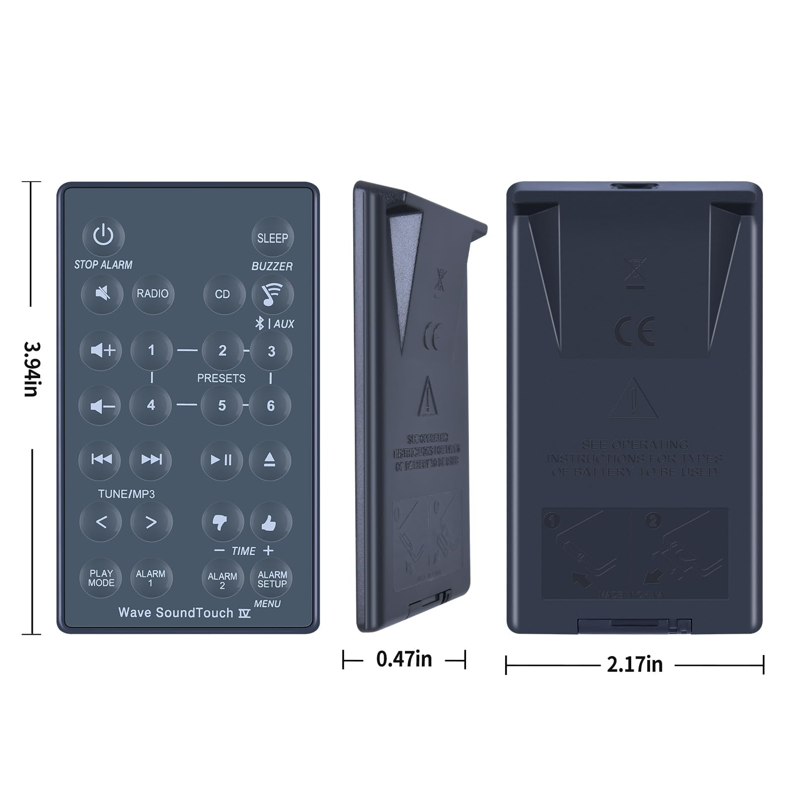 Amazon.com: PZL New Replacement Remote Control for Bose Wave Radio