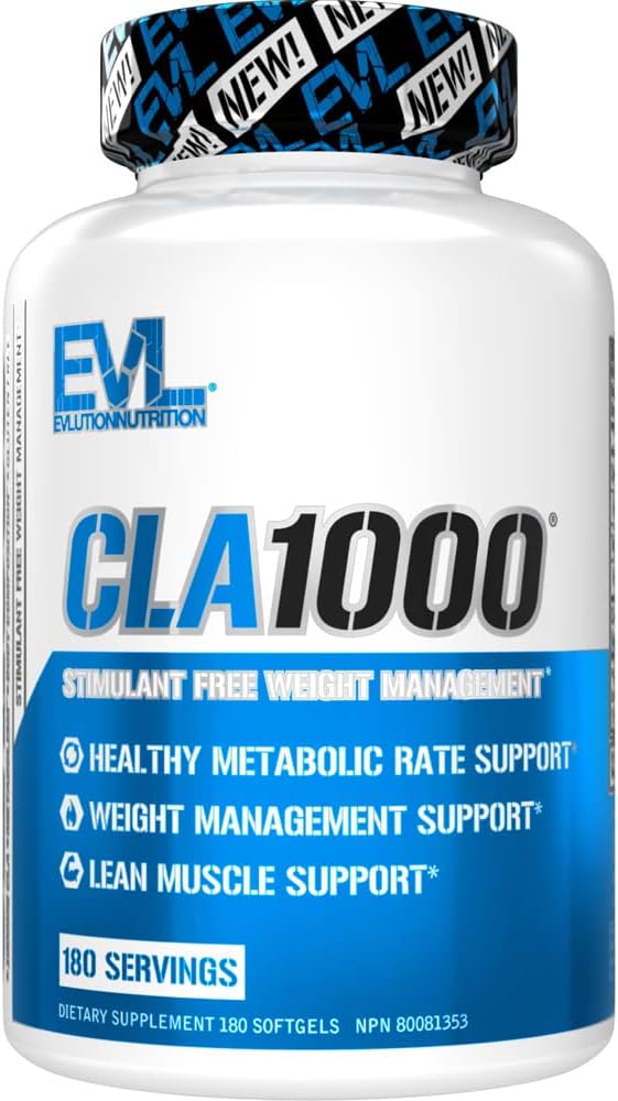 Conjugated Linoleic Acid CLA Supplement Evlution Nutrition CLA Pills