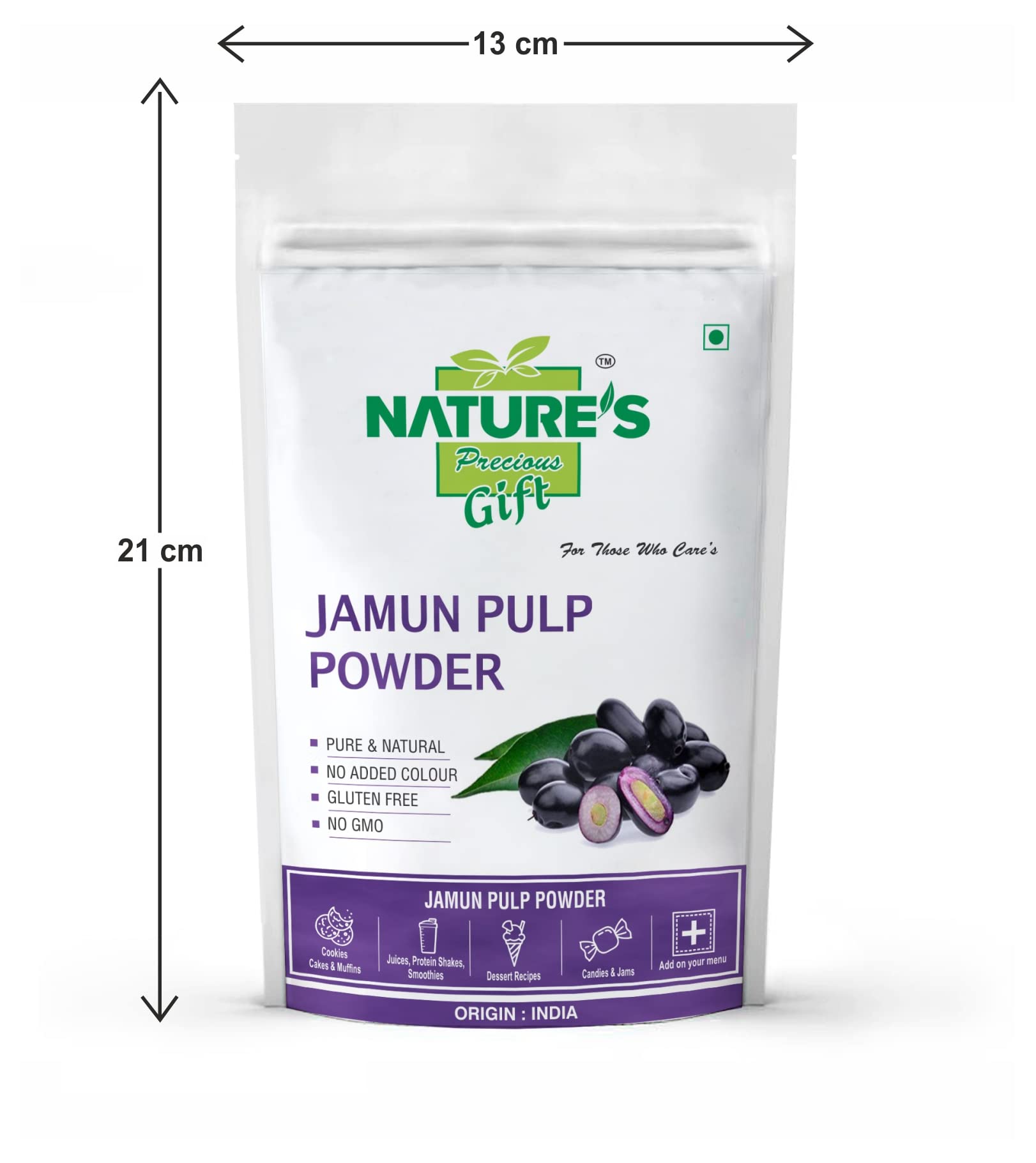 NATURE'S Precious Gift - Jamun Powder - 100 gm - Image 3 thumbnail