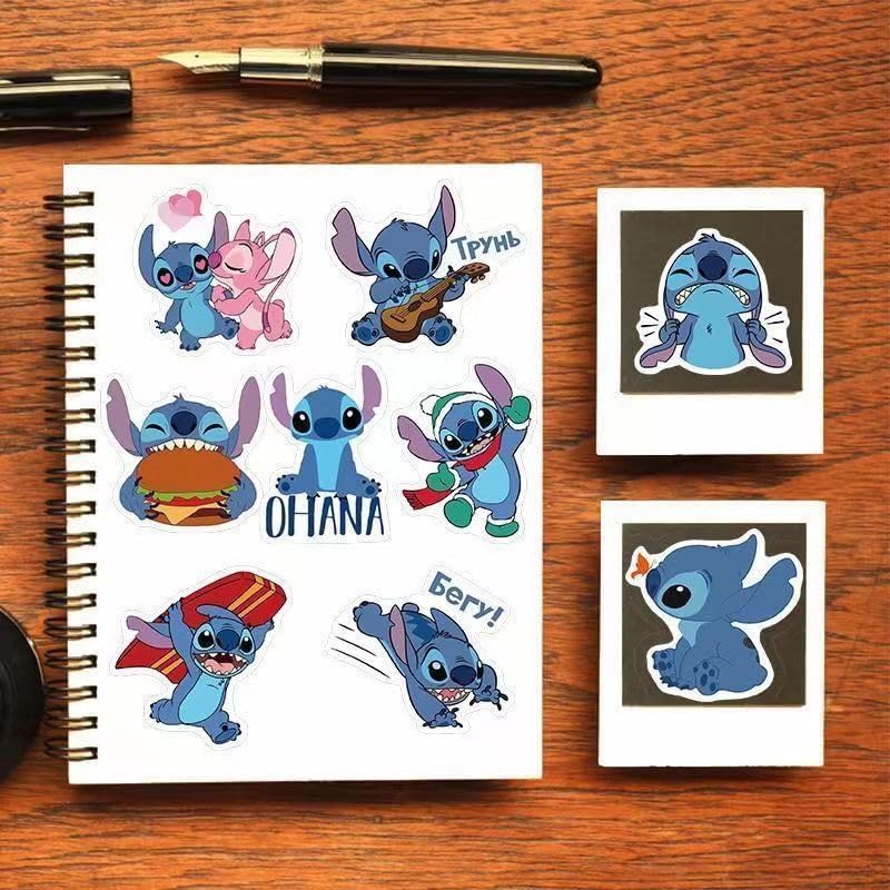 Stitch Stickers, 100Pcs Cute Cartoon Stickers, Waterproof Stickers for Laptop Skateboard Bike Guitar Laggage Bicycle, Kids and Teens - Image 4