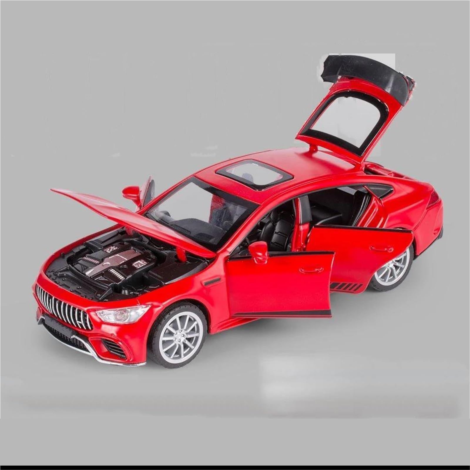 BANKOTO Diecast Car 1:32 For Benz For AMG GT63 Alloy Diecast Sports Car Model Pull Back Ornaments Collect Collectible Model(Red)