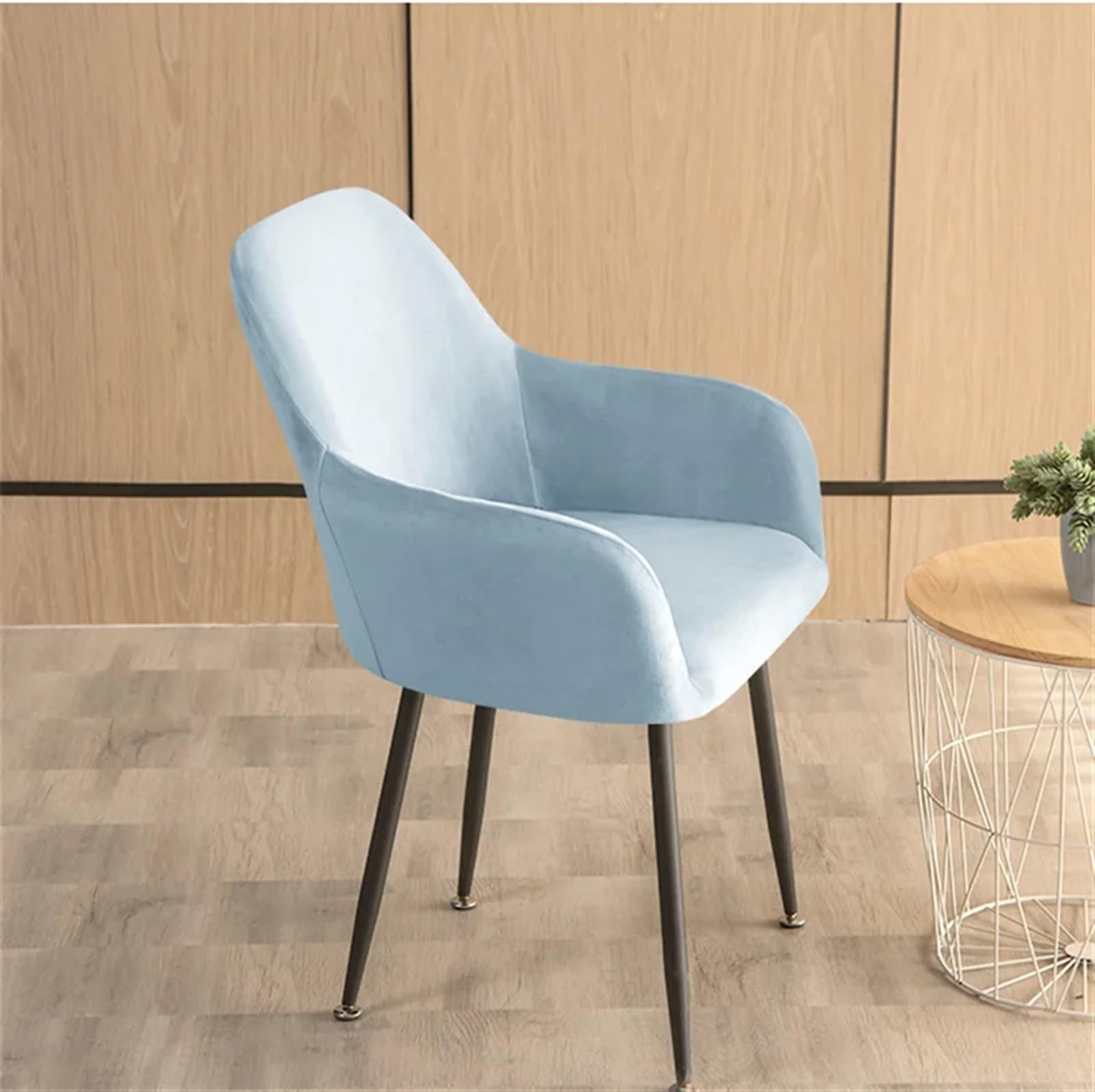 Coprisedie Elasticizzati Fodera for sedia da braccio Fodere for sedie da pranzo elastiche Fodere for sedie a dondolo da ufficio lavabili in tessuto Coprisedili for decorazioni for la casa per Sala da