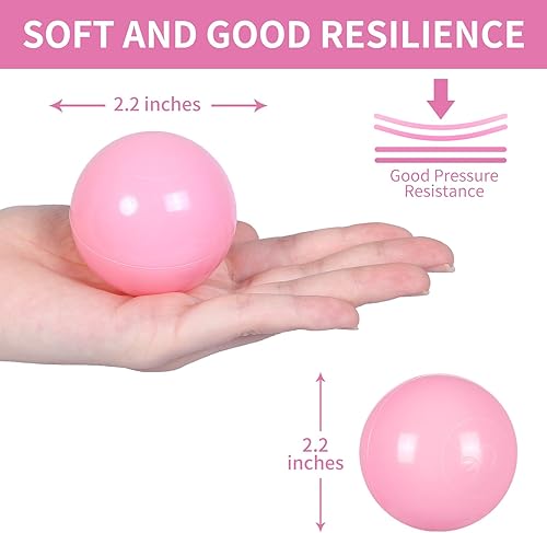 Vista 229 de STARBOLO Ball Pit Balls for Toddlers Phthalate Free BPA Free Non-Toxic Crush Proof Play Balls for Toddlers Kids Pool Playhouse Pack of 100 200 500