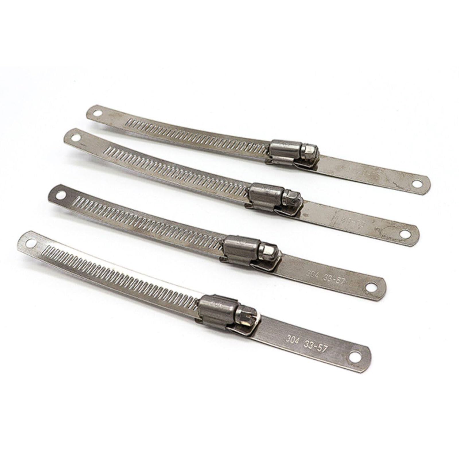 Esmen Uae One Color 316 Stainless Steel Hose Clamp, Automatic Instrument Magnetic Flip Level Gauge Clamp, 4 Pcs Anti-Rust Clamp For 21-89Mm Pipes Tube Fittings(21-44Mm)