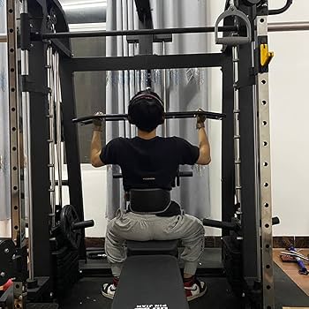 Amazon.co.jp: プルダウンバートライセップエクササイズ バー 筋