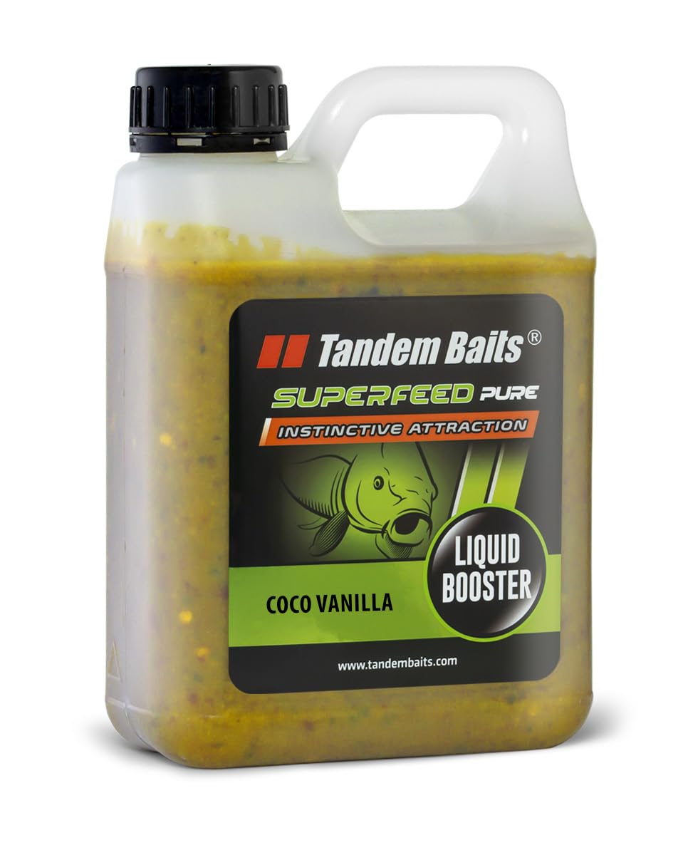 Tandem Baits SuperFeed Pure Booster Arctic Krill Salty Crayfish Carp Fishing Booster Booster Effortless Carp Fishing Carp Bait Carp Fishing Accessories for Monster Fish 2 x 1000ml — image 1