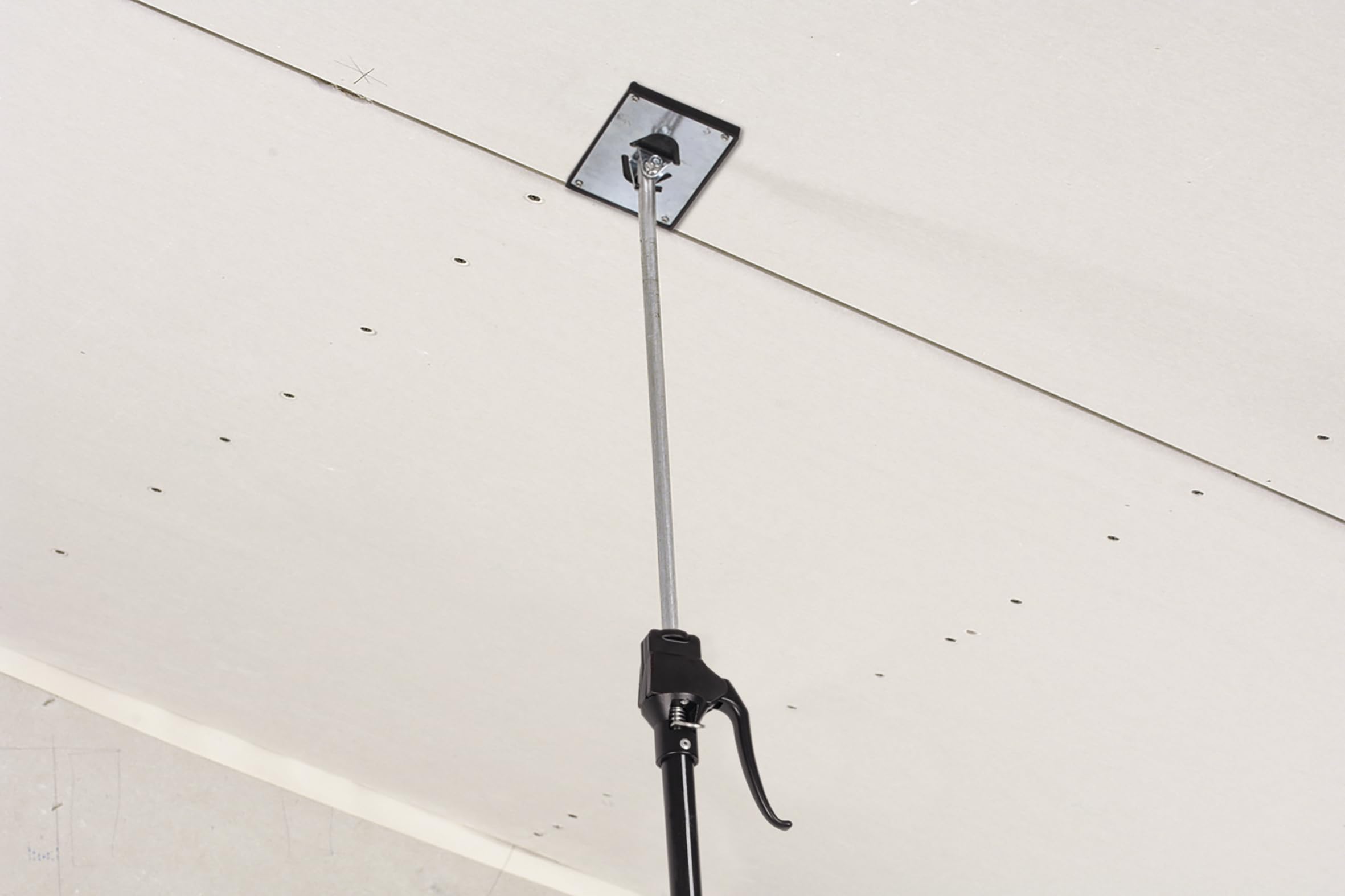 wolfcraft Sostegno a soffitto I 4042000 I Per posizionare, ritenere e fissare pezzi, ideale per pannelli in cartongesso