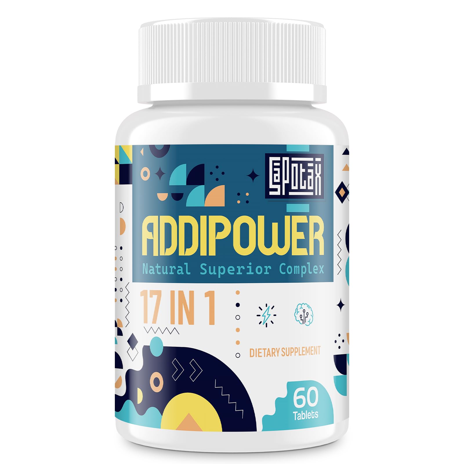 All-in-One Nootropic Brain Supplement for Memory and Focus - Natural Caffeine Complex with Vitamins, Minerals & Amino Acids - 60 Tablets