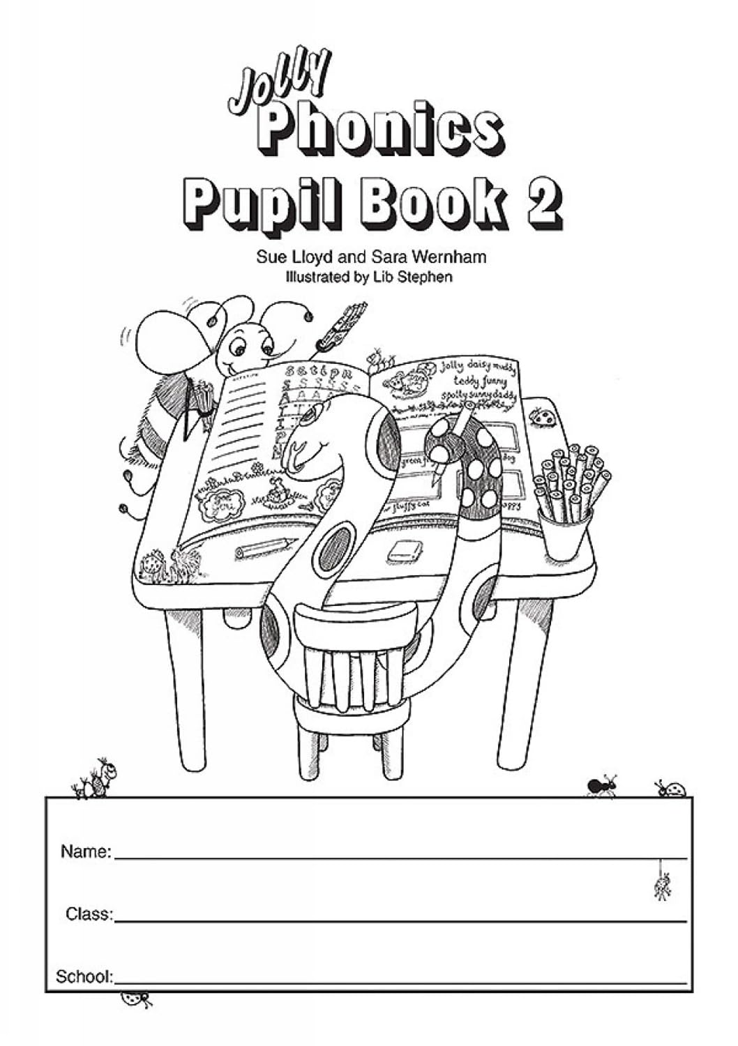 Jolly Phonics Pupil Book 2 - Black And White Edition - Jolly Learning