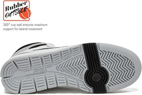 Miniatura 5 de Avia 821 - Tenis altos para hombre, para interiores o exteriores, zapatos de baloncesto para hombre, tallas 7 a 16, zapatos retro de caña alta para