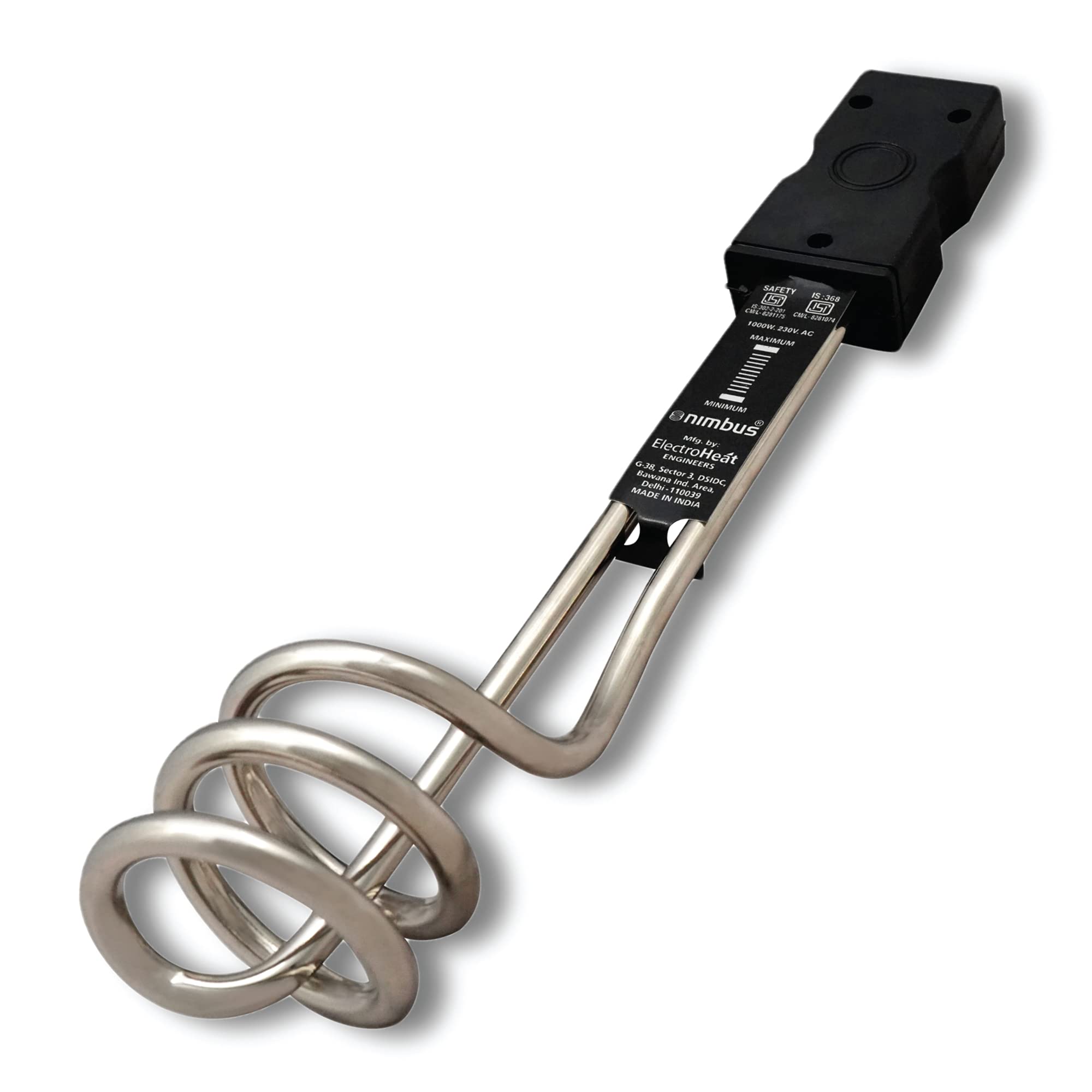 Buy NIMBUS ISI Certified Classic 3 Ring 1000 Watts Electric Immersion