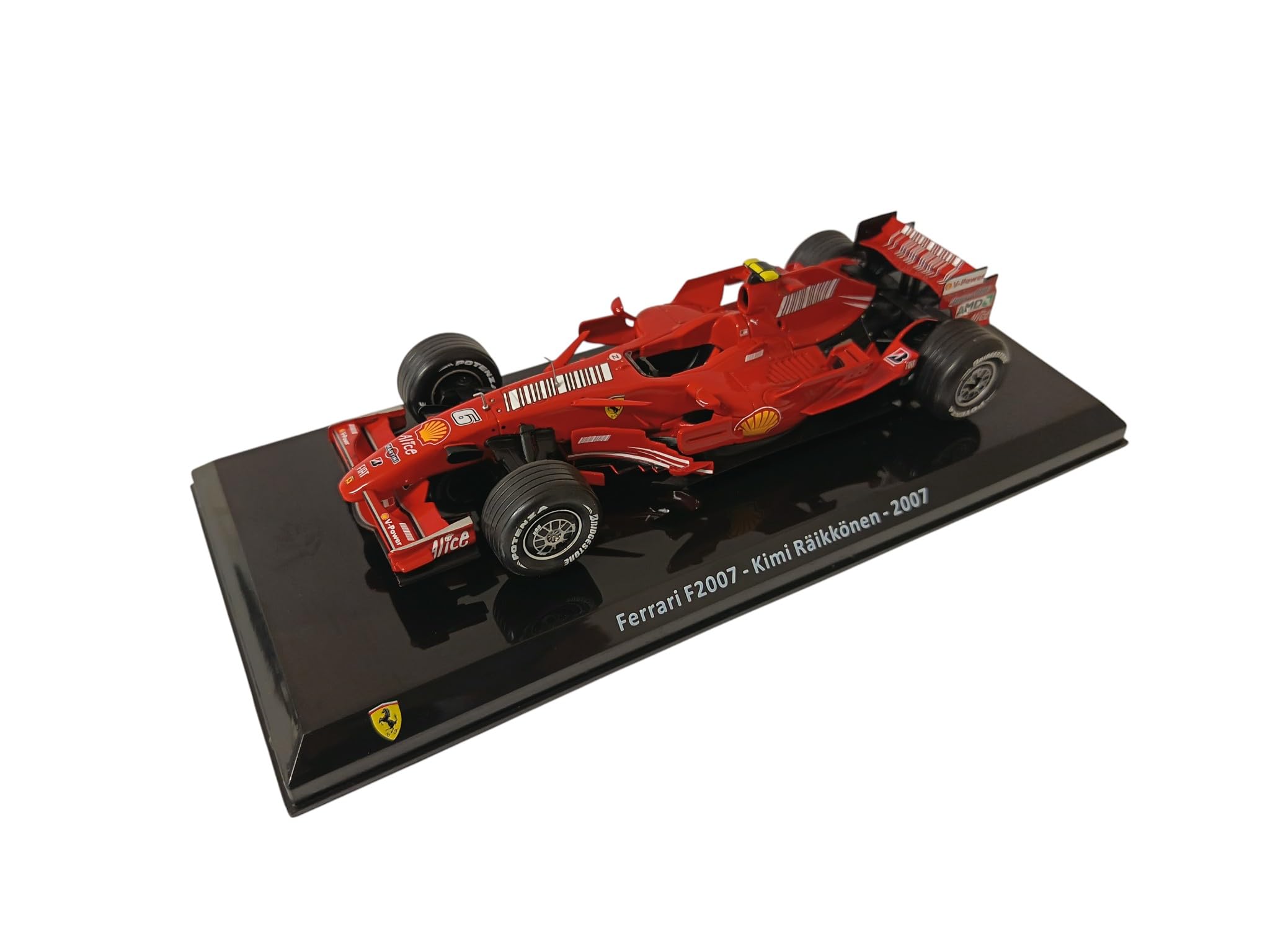 OPO 10 Formula 1 compatible with Ferrari F2007 Kimi Räikkönen 2007-1/24 scale miniature car - GF019