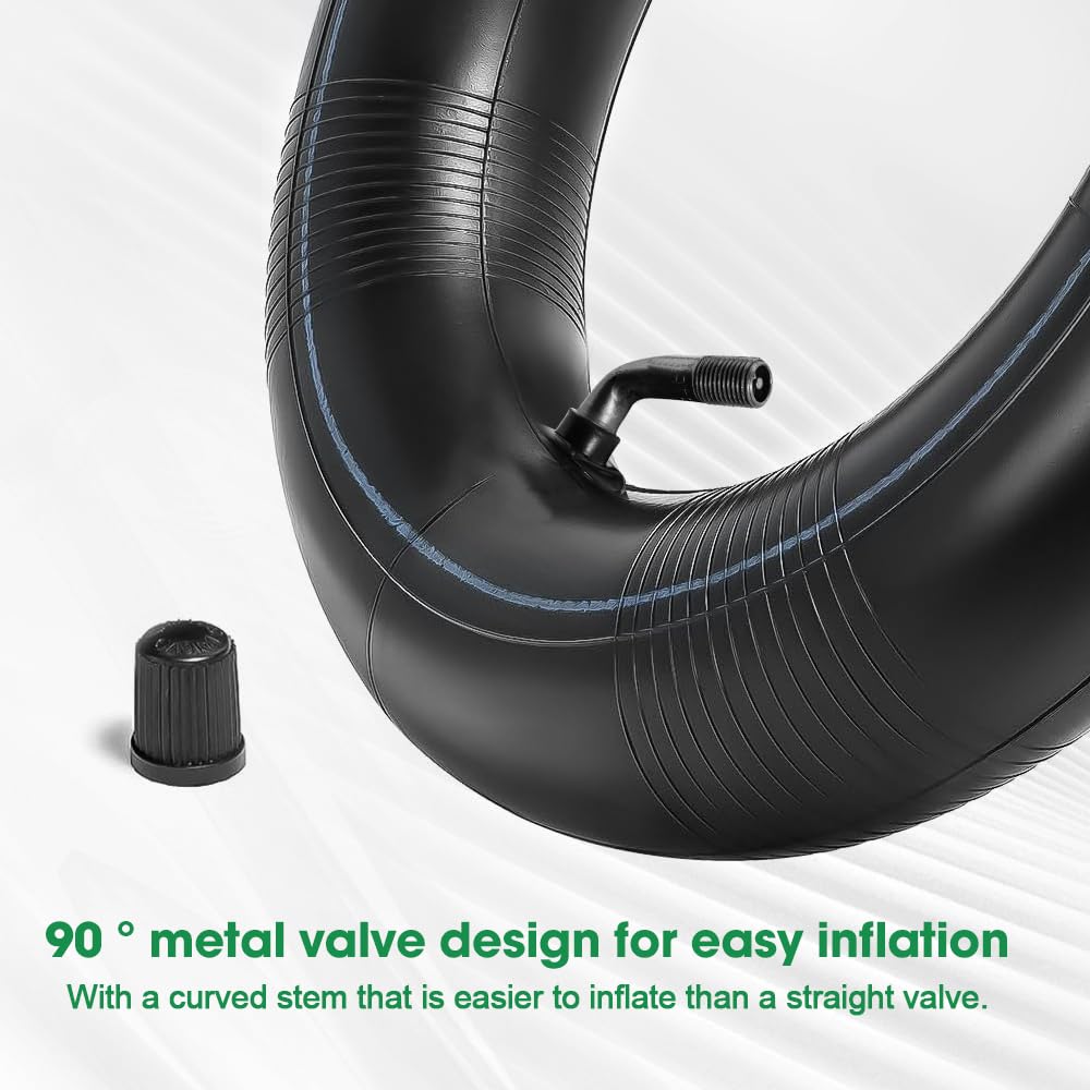 Chambre à Air Remorque 4.80/4.00-8 – Tube Intérieur Valve Courbée Pour Brouette, Diable, Chariot Jardin – Caoutchouc Robuste