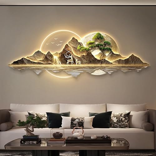 Creative 3D Wall Art for Living Room, Entrance Hallway Decor
