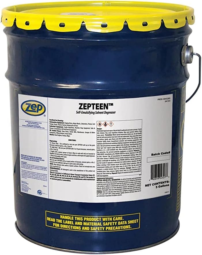 Zep Zepteen SelfEmulsifying Solvent Degreaser 5 Gallon