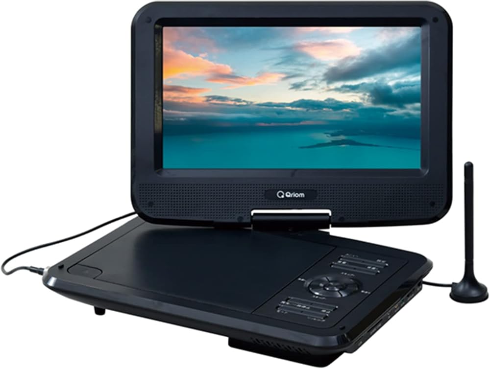 山善 ポータブルDVDプレーヤー CPD-N90F(B)