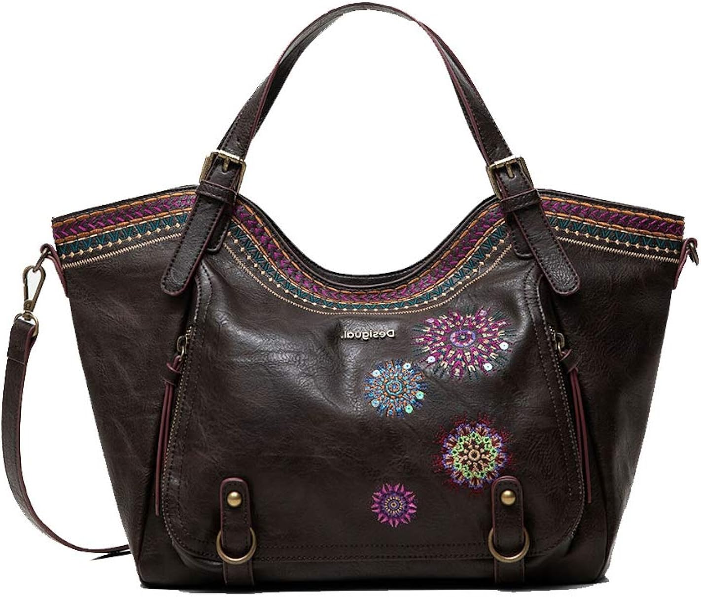 Desigual Accessories PU Shoulder Bag, Bolso Bandolera. para Mujer