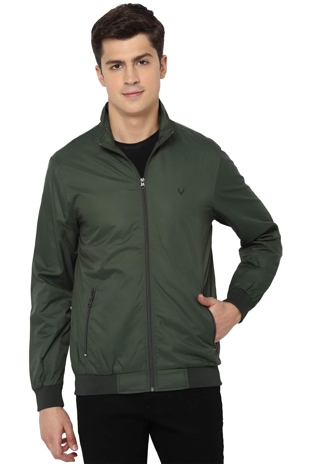 Allen SollyMen's Polyester Standard Length Casual Jacket