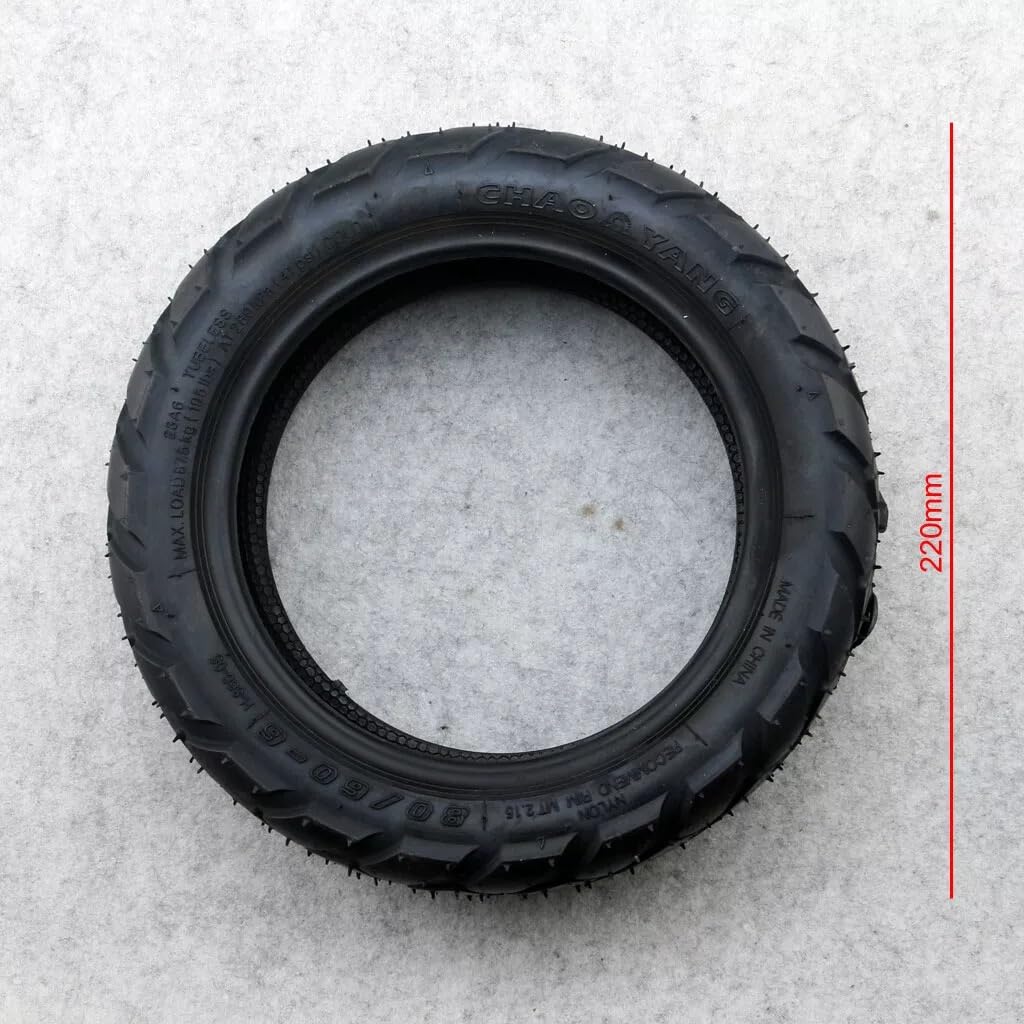 Ruote pneumatiche per scooter elettrici tubeless fuoristrada resistenti all'usura 80/60-6 Accessori per moto