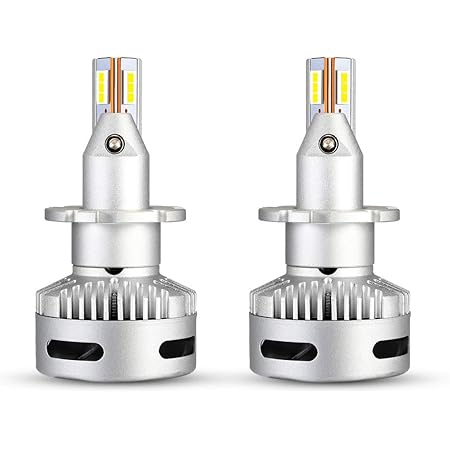 Amazon Novsight D2 D4 S R 最新 90w 100lm Ledヘッドライト 新車検対応 360 調整 高輝度 プロジェクター専用 自動車用ledチップ 6500k Dc9 22v 2年保証 2個セット D2 D4 S R ホワイト Ledバルブ 車 バイク