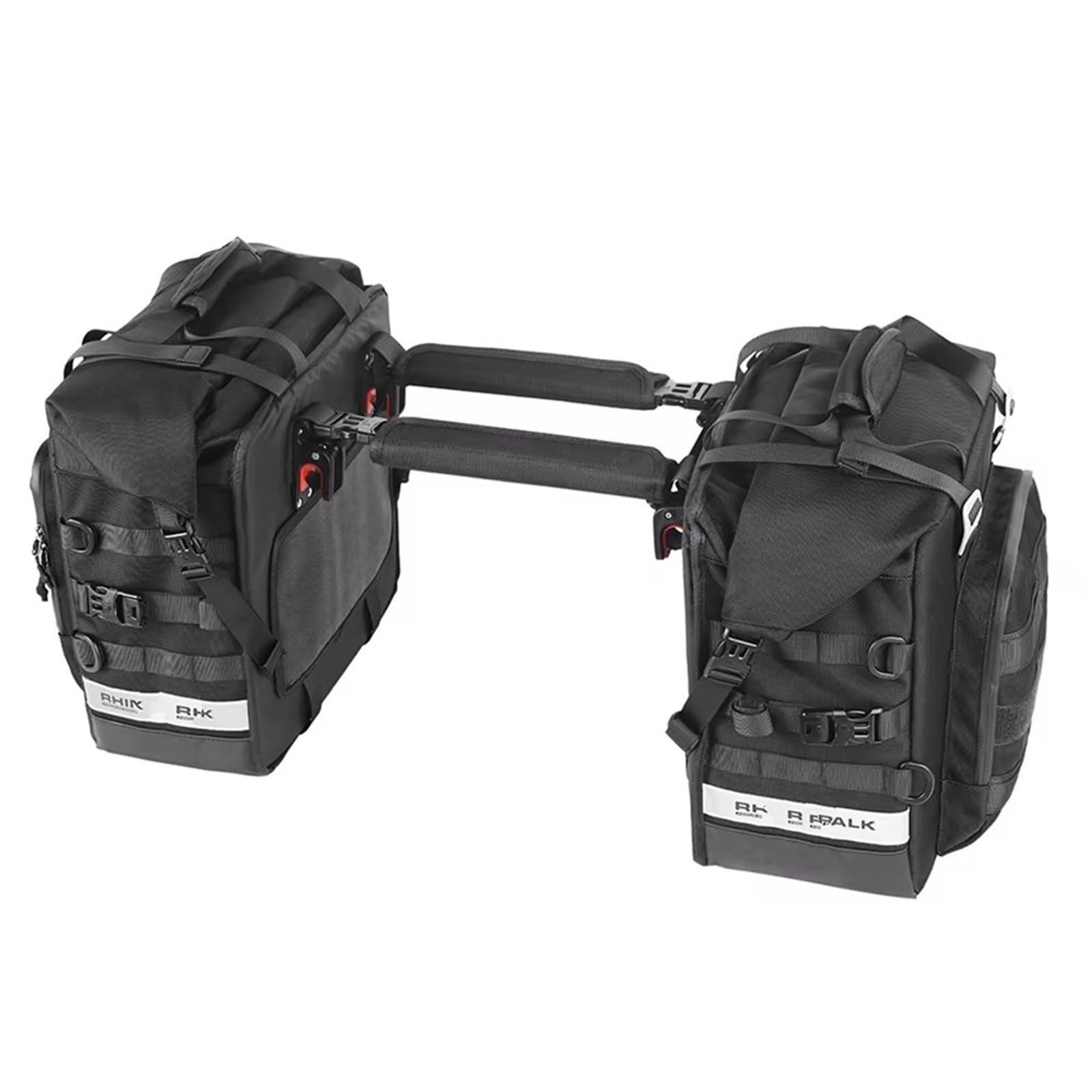 nongyo Motorrad-Sattelbox REIT- Und Reisegepäcktasche 2-teilige Motorrad-Seitentasche 25 L Würfel Anti-Fall-Schnellverschluss Motorrad-Seitentasche Motorrad hecktasche