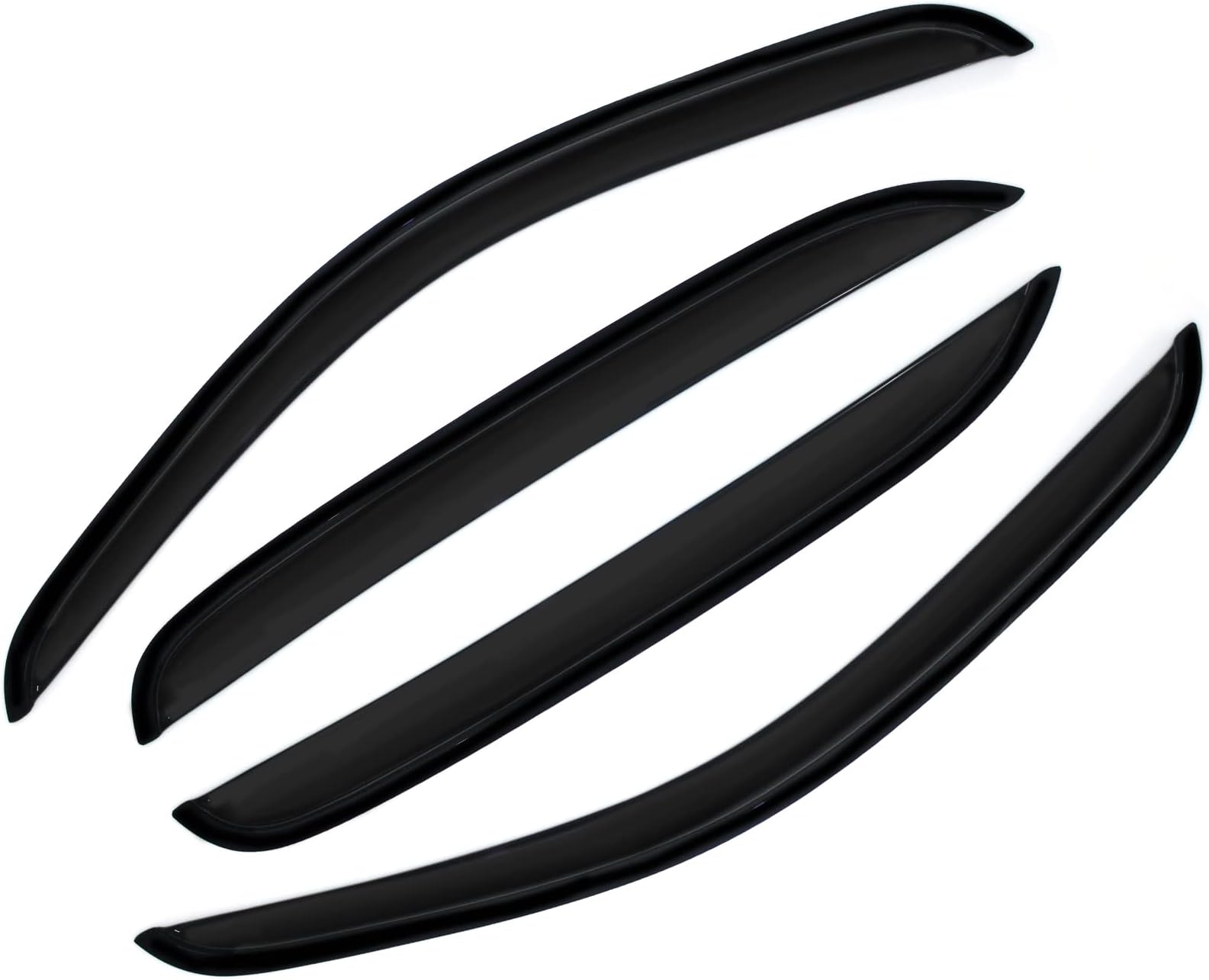 480071 - Element Chrome Window Deflectors Fits Dodge Ram Truck 1500 2019-2025 Crew Cab - View #7