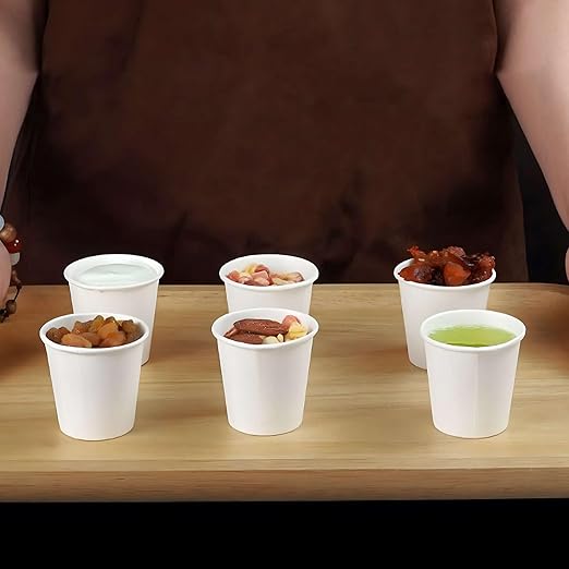 100PCS Paper Cups,1.7oz Disposable Small Paper Cups