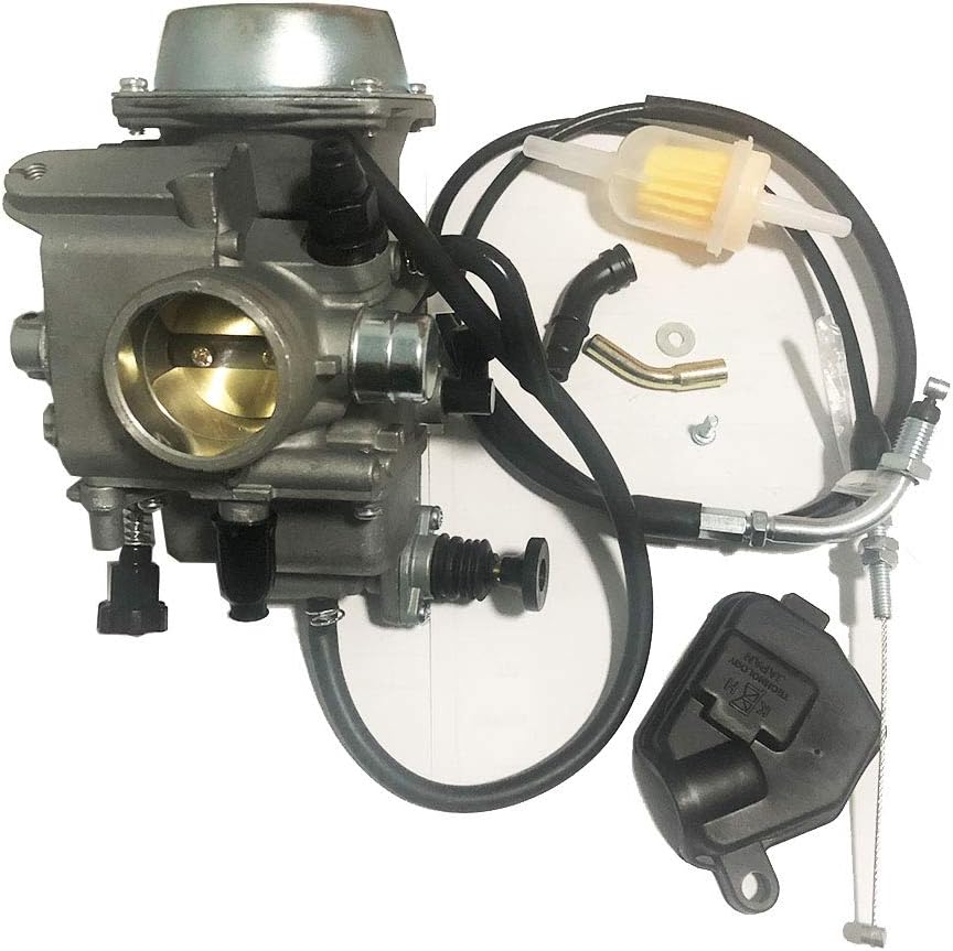 Carburetor & Throttle Cable Compatible with Honda ATV