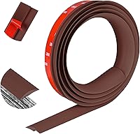 Vista 11 de Tira de transición de piso autoadhesiva de 20 pies, tira de borde de alfombra a azulejo, tiras de umbral de PVC, pelar y pegar tira de unión de piso