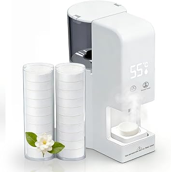 Hot Towel Dispenser Machine, 5s Fast Heating Face Towel Warmer, Warm Towel Maker with Constant Temperature, Portable Towel Machine for Home, Bathroom & Travel 20 Towels Included