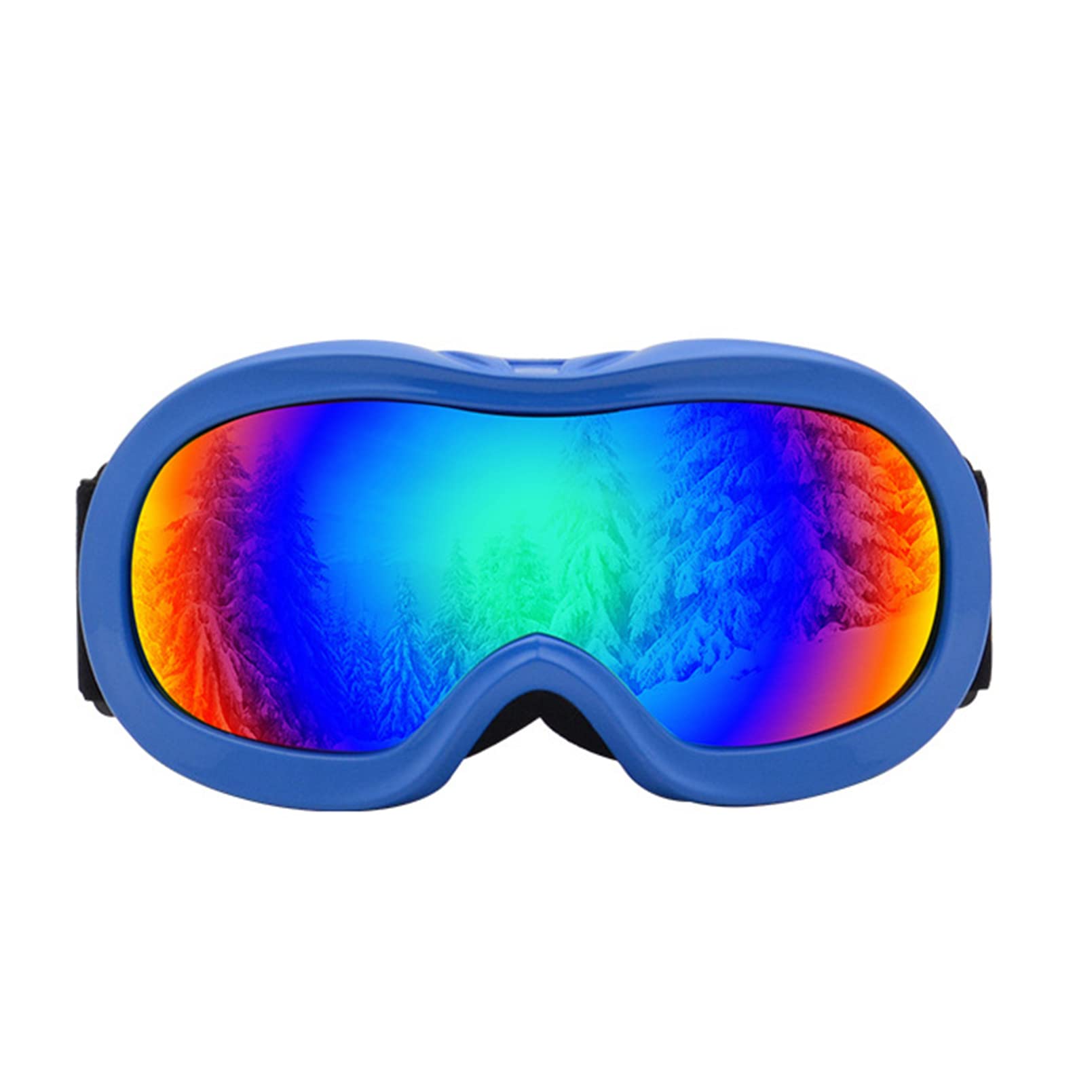 Lunettes de Ski pour Enfants de 3 à 12 Ans, Double lentille Haute définition Disponible pour la myopie, Protection 100% UV400, Coupe-Vent et antibuée, Peuvent être utilisées pour Faire du vélo,