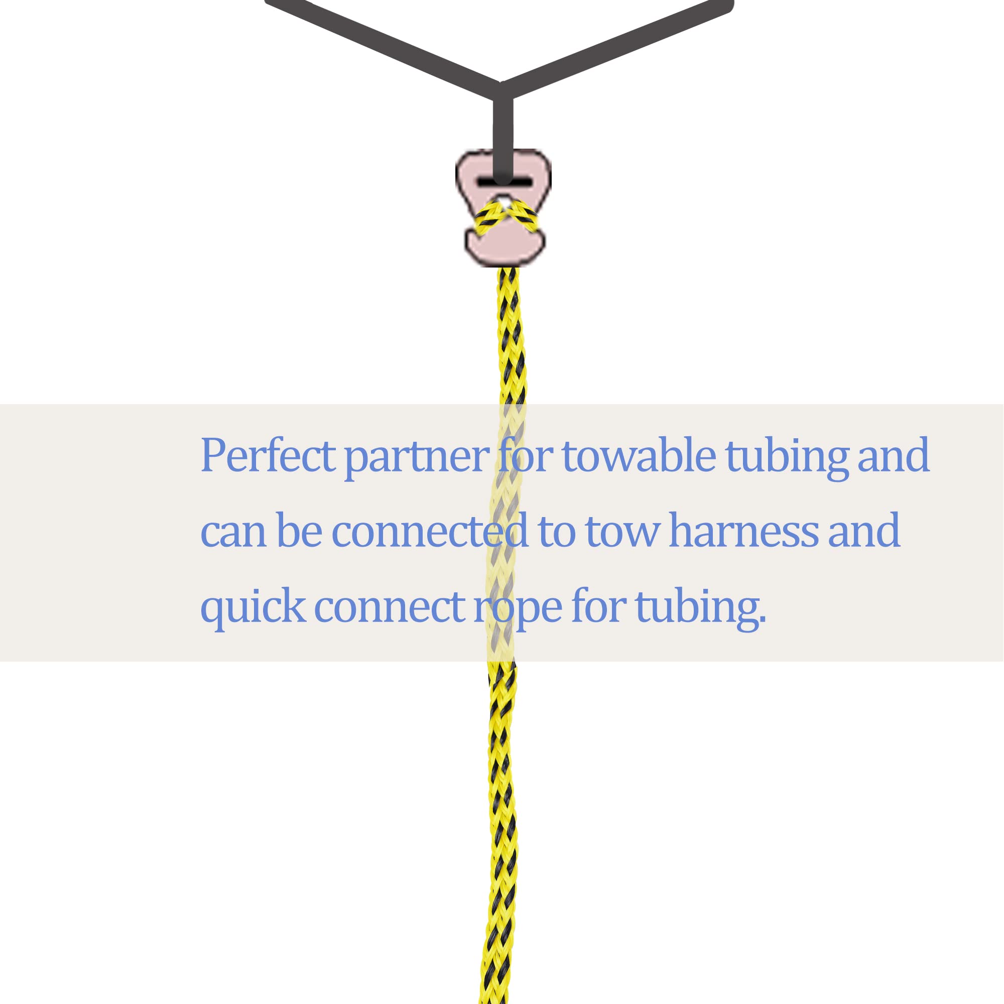 Corde de remorquage pour bateau, corde de remorquage pour tubes, cordes pour tubes de 1 à 6 conducteurs de 1 à 6 m