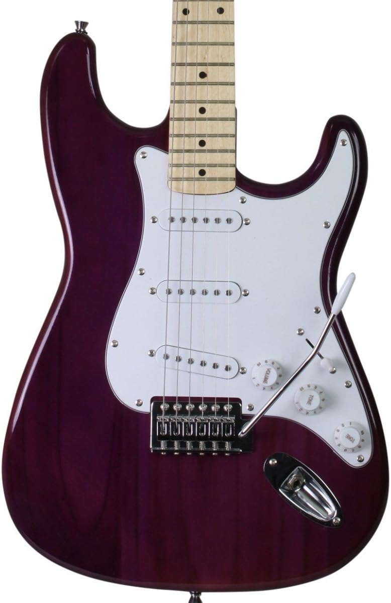 Jameson Full Size Purple Electric Guitar With Tremolo