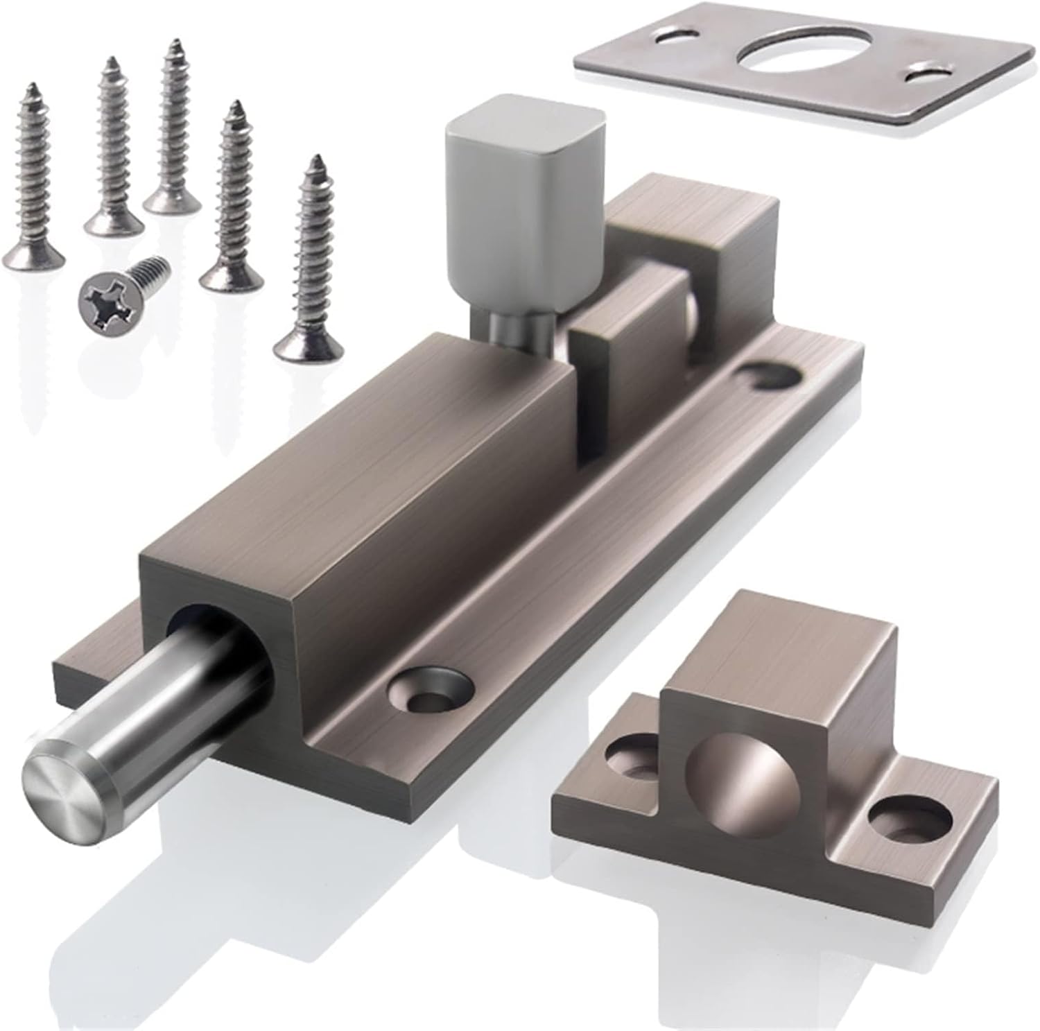 Sliding bolt door latch, Door Window Gate Latch Bolt Lock 3-4in(3 in)