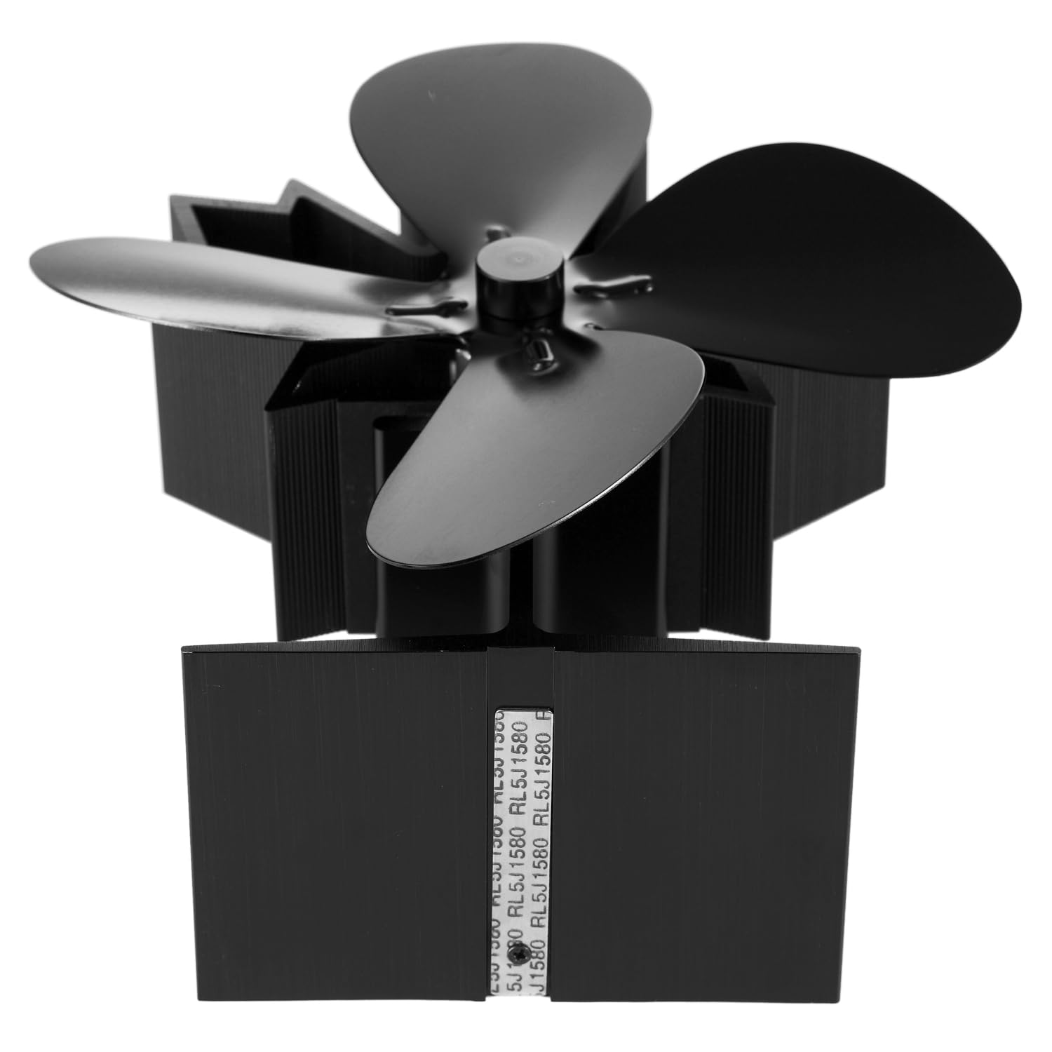 Kaminofen-Ventilator, Lüfter für Kaminofen Kamin Ofen, Kaminventilator, Ofenventilator, Kaminlüfter, Kaminventilator mit 4 Blättern, Kaminzubehör, Ofenzubehör, Lüfter für Kaminofen Holzofen Pelletofen