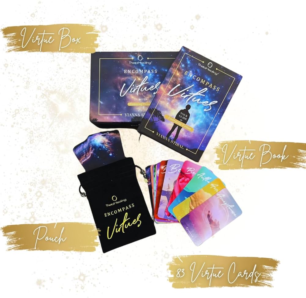 ThetaHealing Virtue Cards Soft Cover Blue: Vianna Stibal