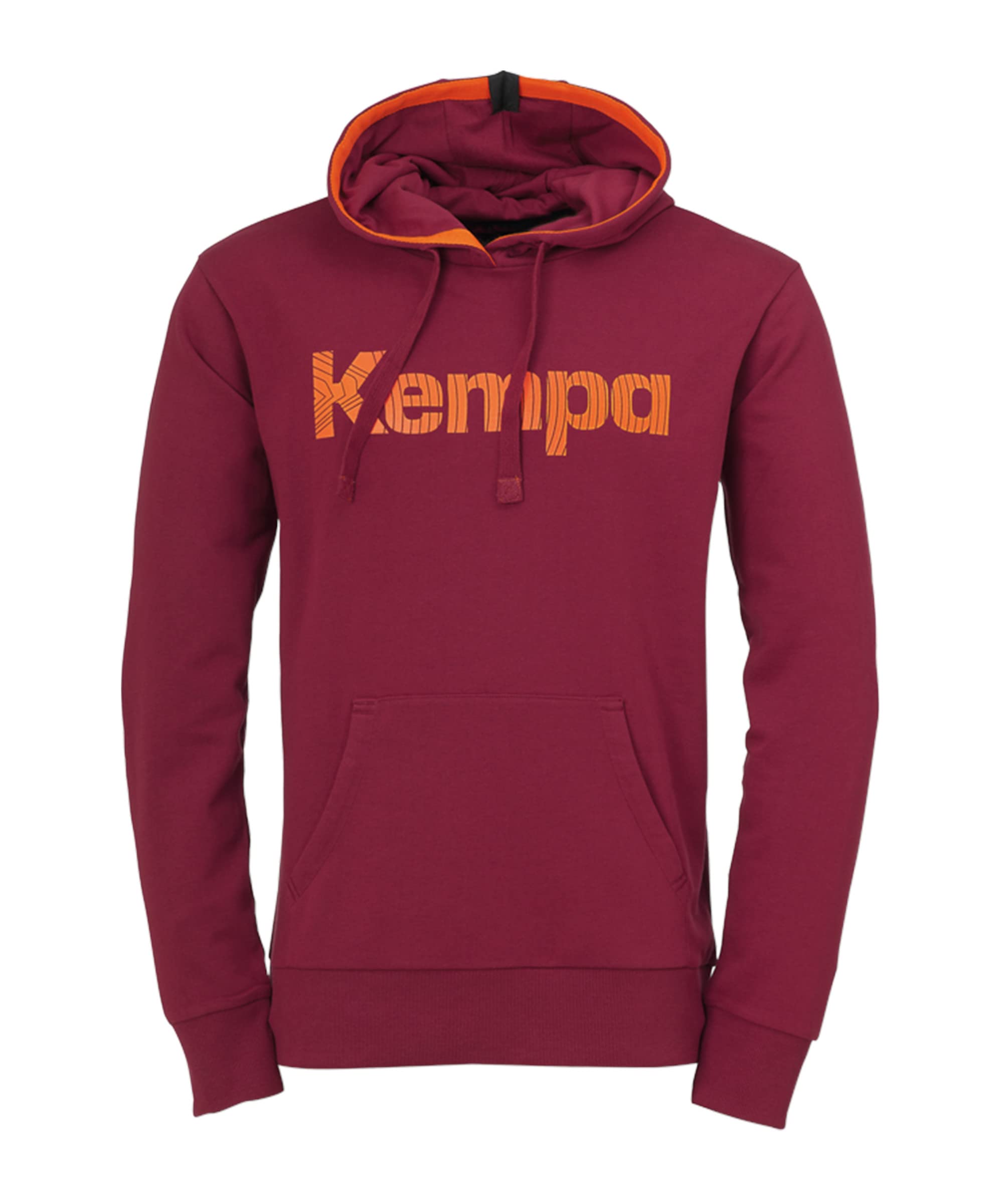 Kempa Graphic Hoodie Children's Sweatshirt - Deep Red, 164