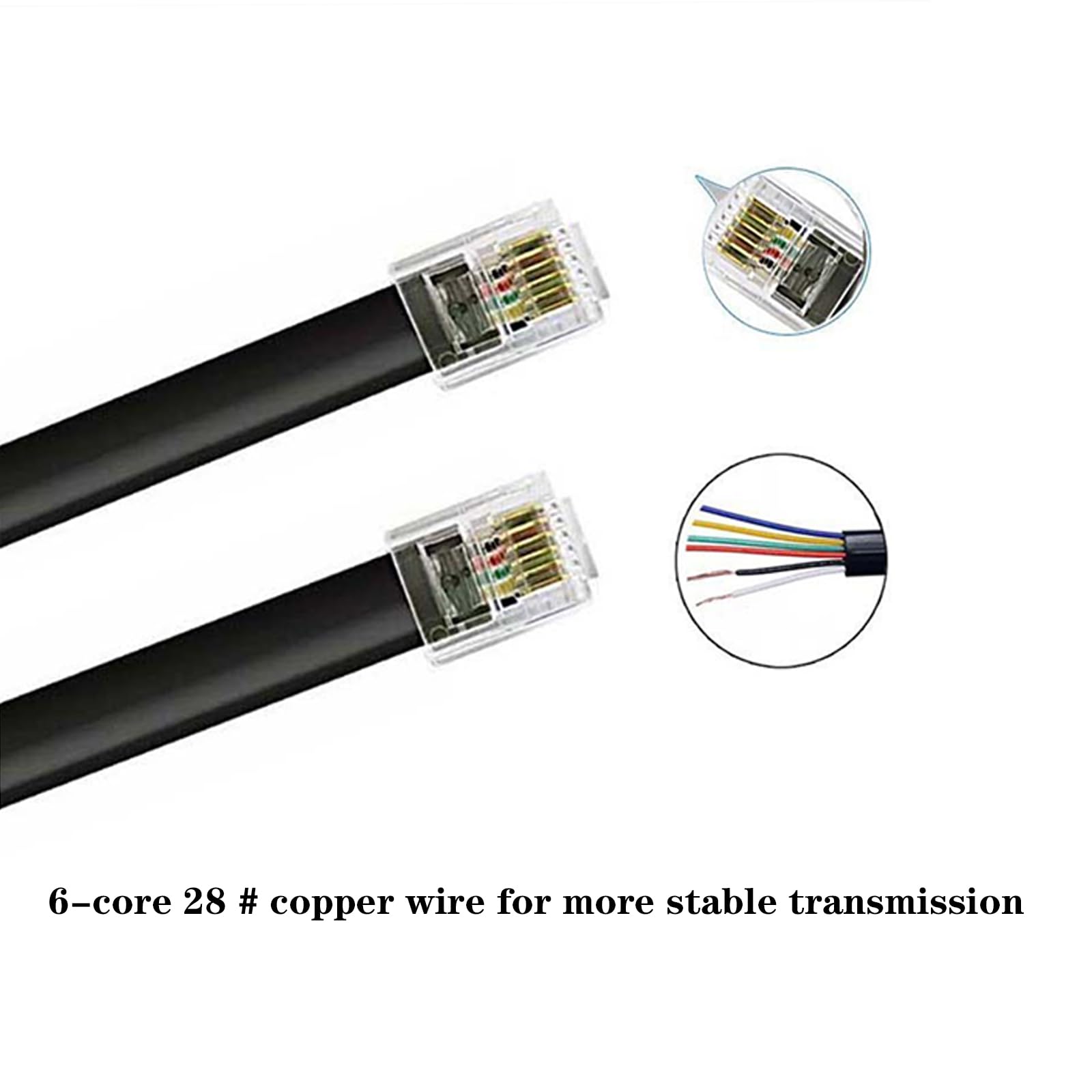 100piece Rj11 Plug 6p2c Teléfono Modular Adaptador | Envío Gratis