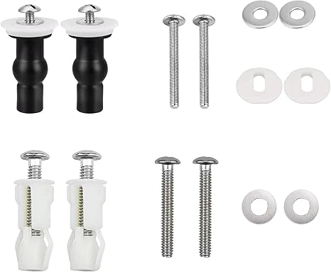 2 Viti Per Sedile Water In Acciaio Inox - Kit Riparazione Cerniera Copriwater - Foto 5