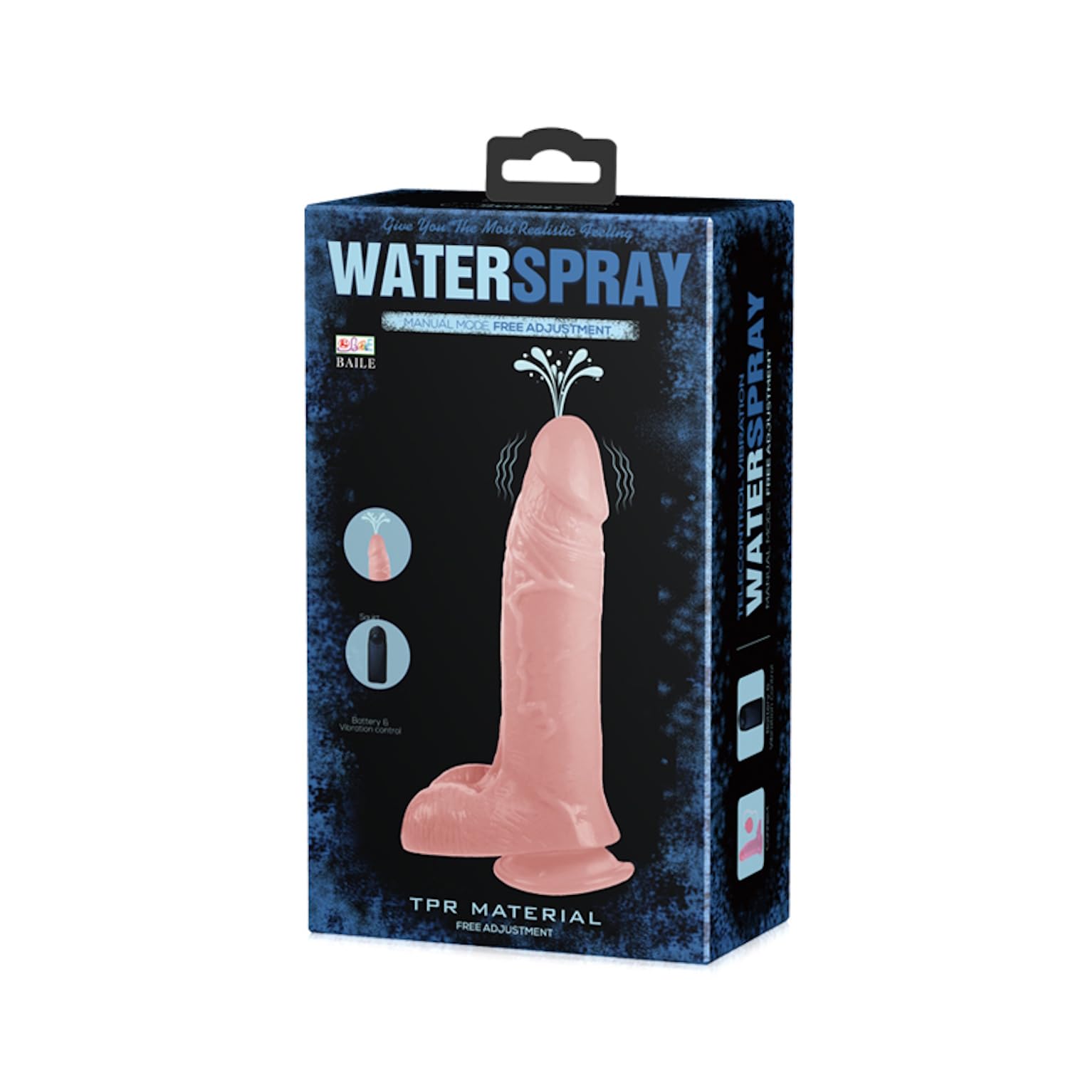 Vibratore con Scroto ed Eiaculazione Simulata